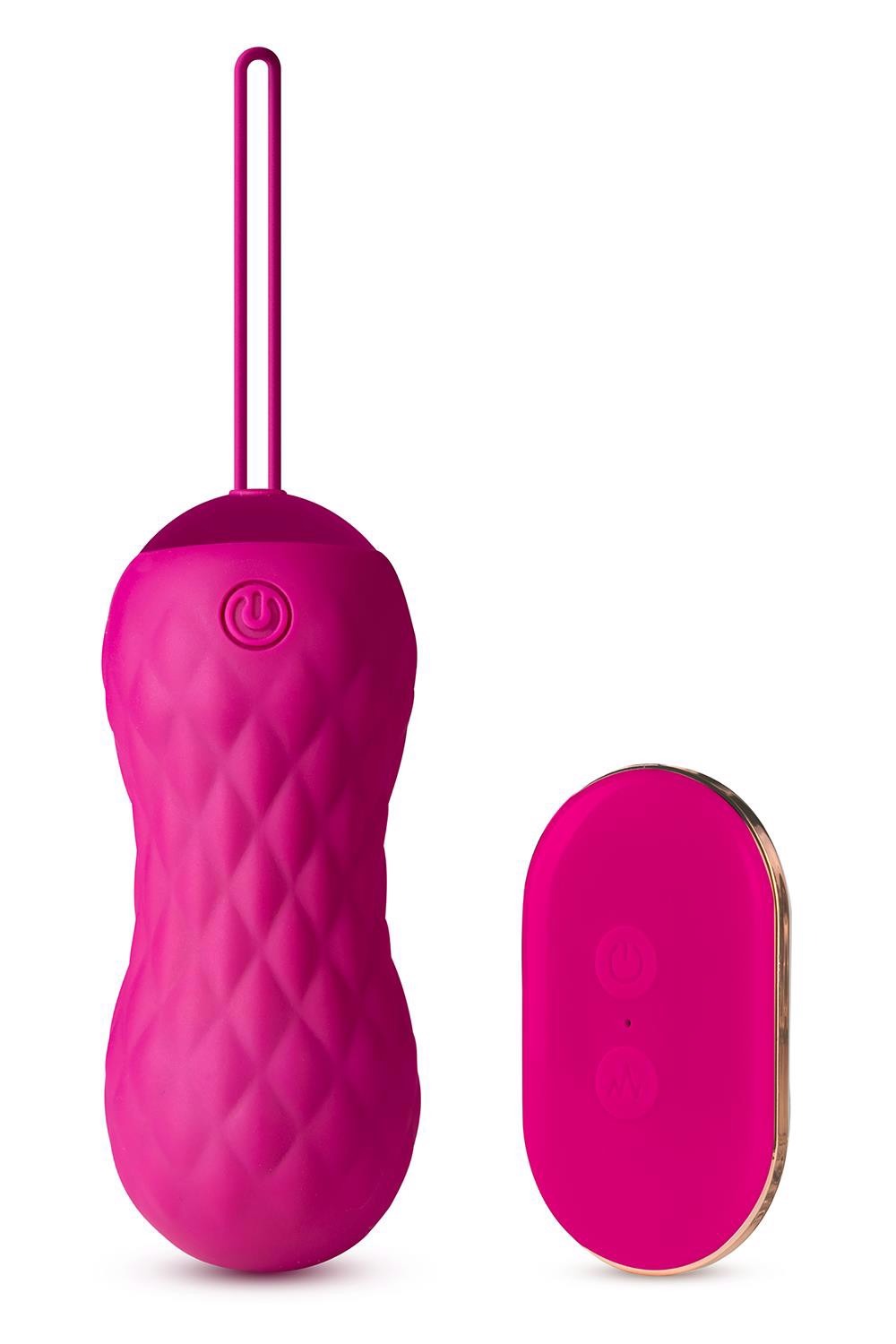 Виброяйцо, управляемое с помощью пульта Blush Lush Carina, розовый