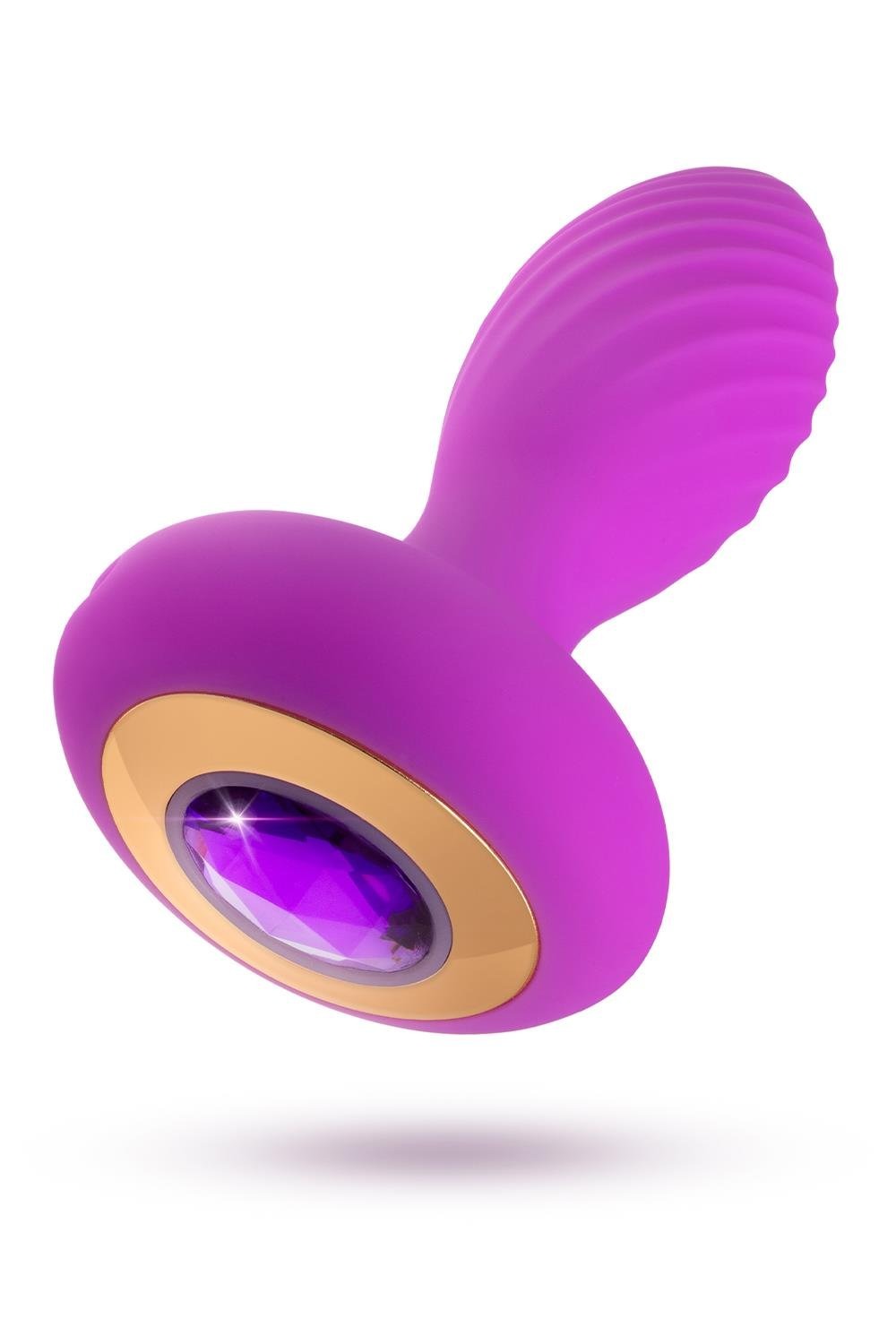 Анальний вібратор зі стразом Blush Oh My Gem Charm Amethyst колір фуксія