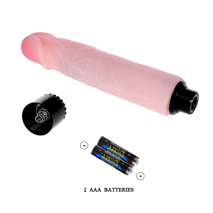 Вібратор реалістичний Baile The Realistic Cock, бежевий, 21.5 х 4 см