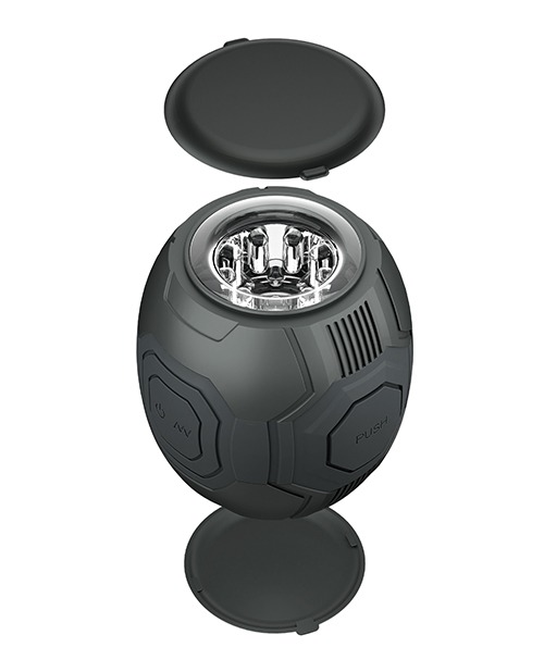 Мастурбатор с вибрацией Blush Dome X в колбе, черный