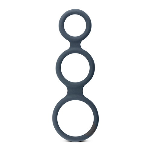 Тройное силиконовое кольцо Boners для пениса Triple Ring