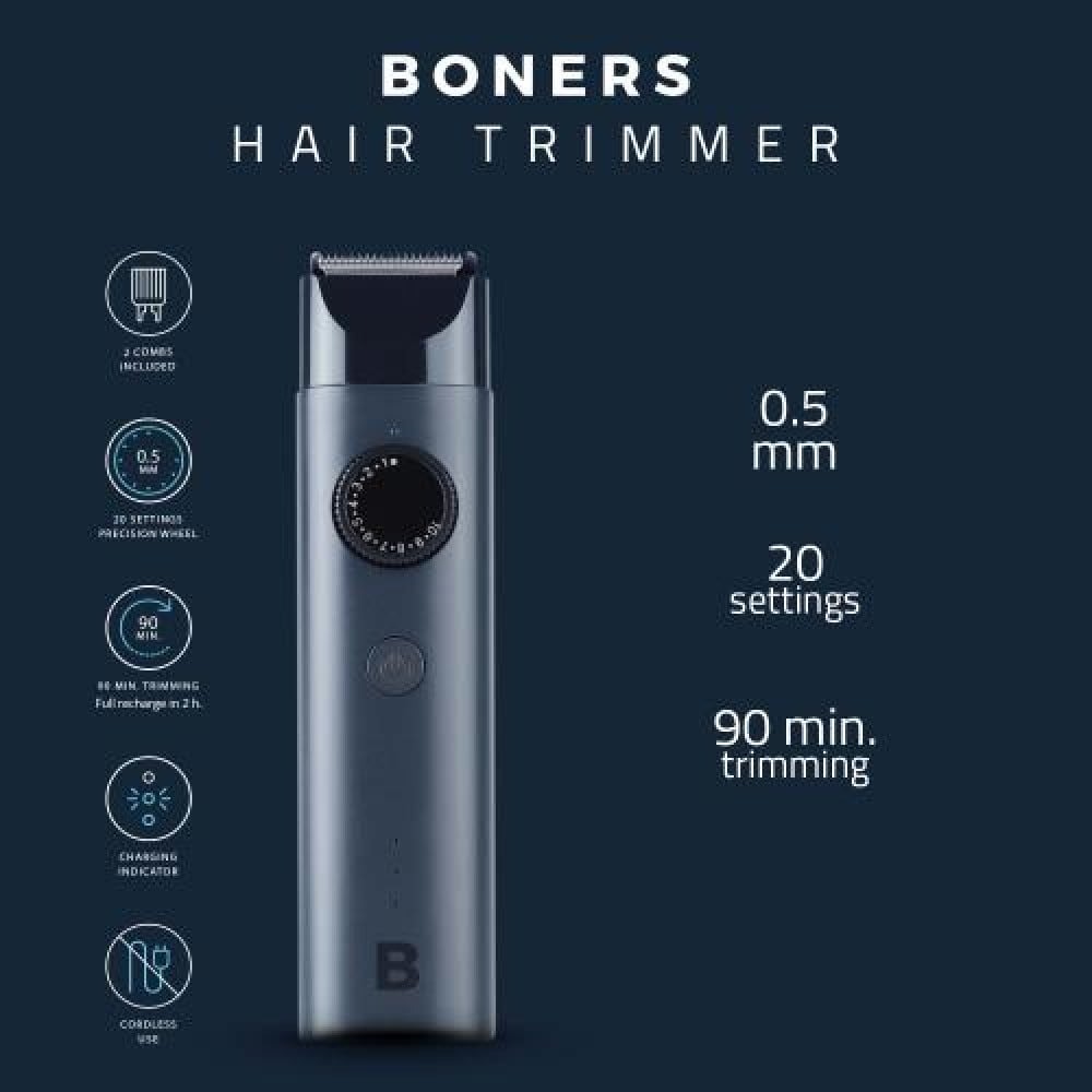 Триммер для волос Boners Hair Trimmer Shaver серый