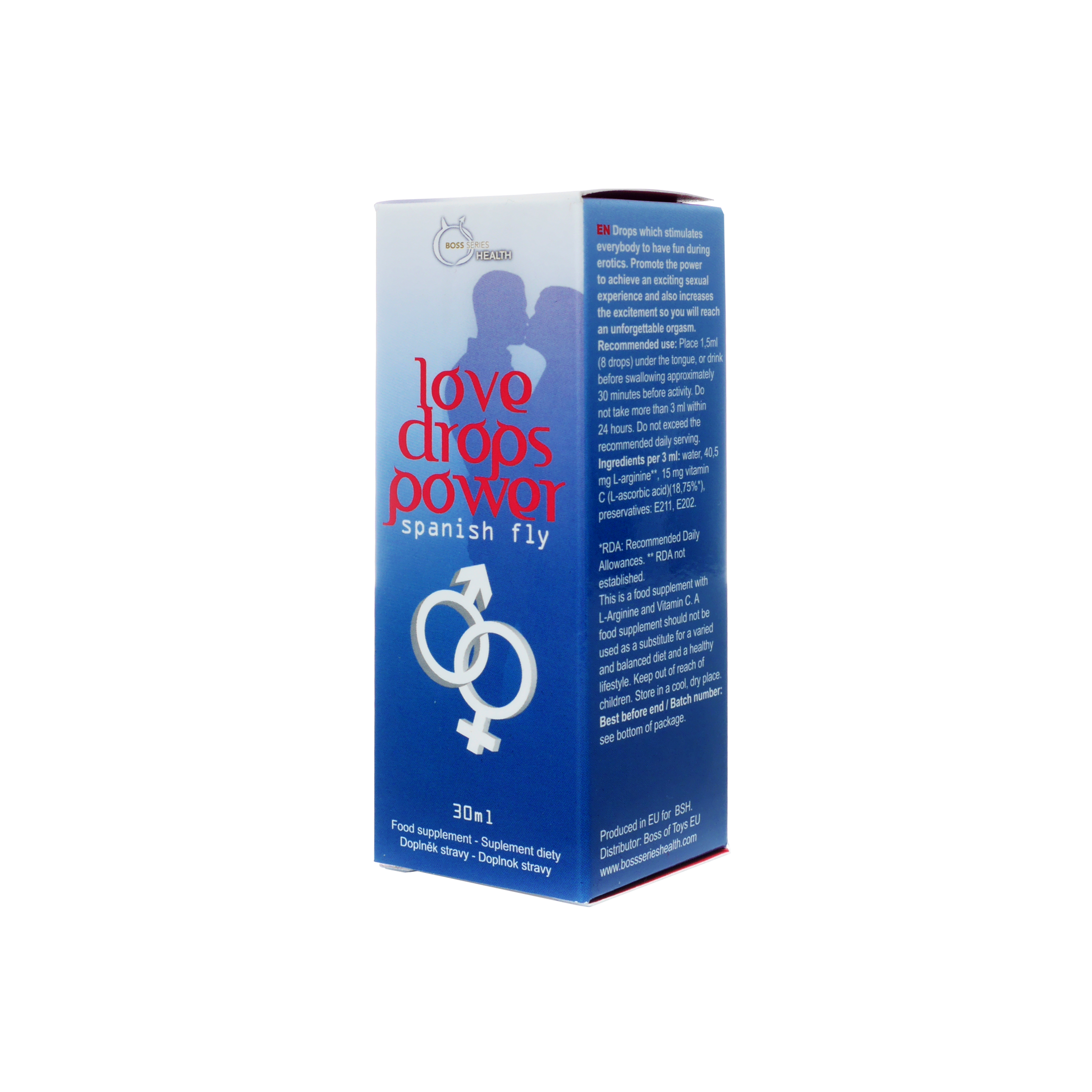 Вохбуждающие капли для двоих шпанская мушка Love Drops Power 30ml