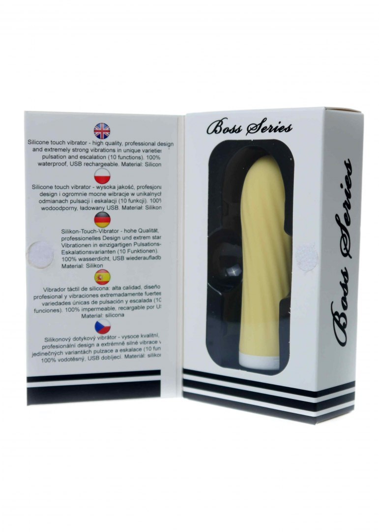 Віброкулька Rechargeable Silicone-Yellow