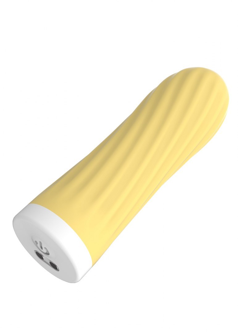 Віброкулька Rechargeable Silicone-Yellow