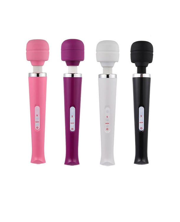 Вібромасажер зі знімною головкою Magic Massager Wand, білий