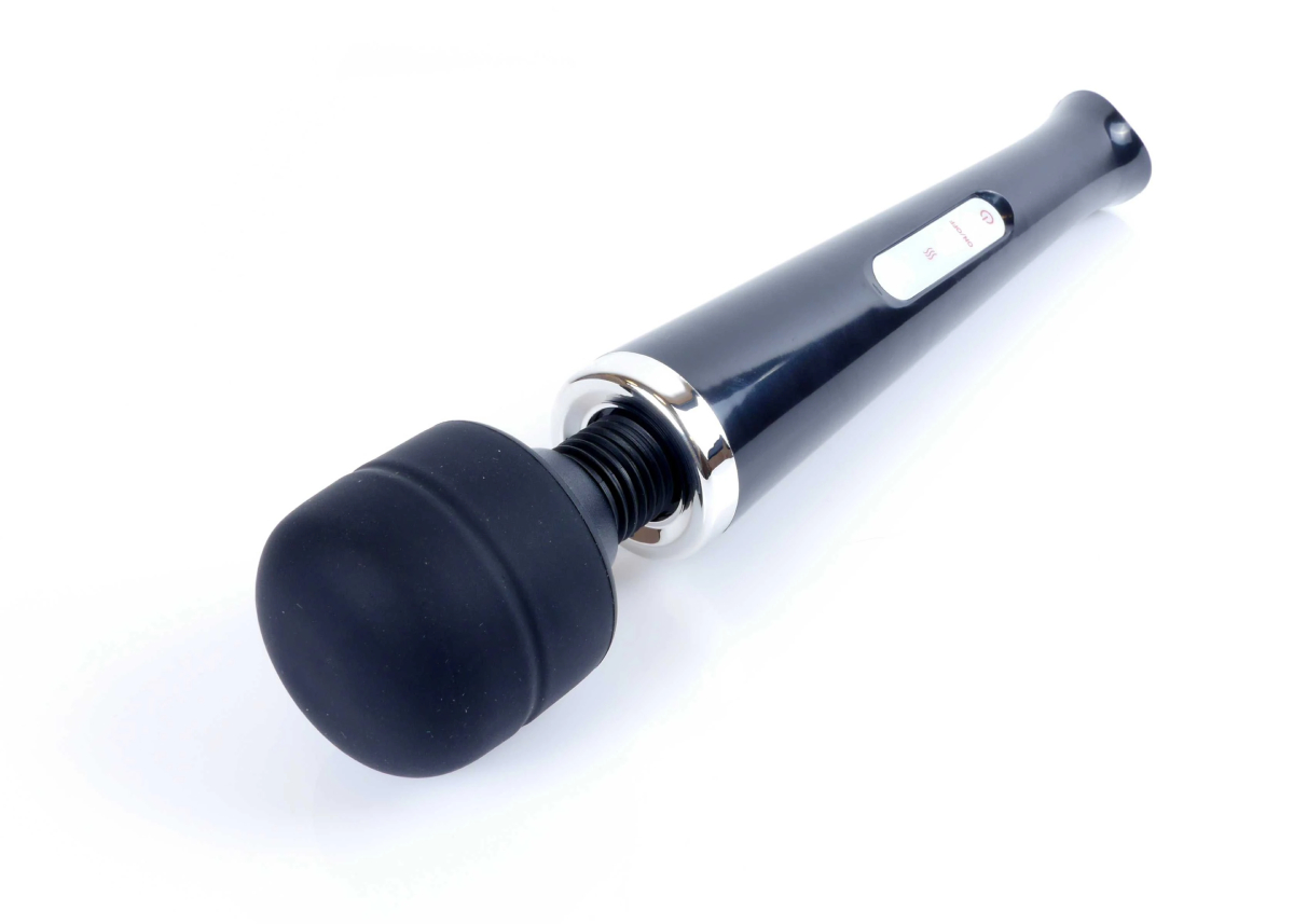 Вібромасажер зі знімною головкою Magic Massager Wand, білий