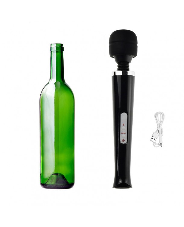 Вібромасажер зі знімною головкою Magic Massager Wand, білий