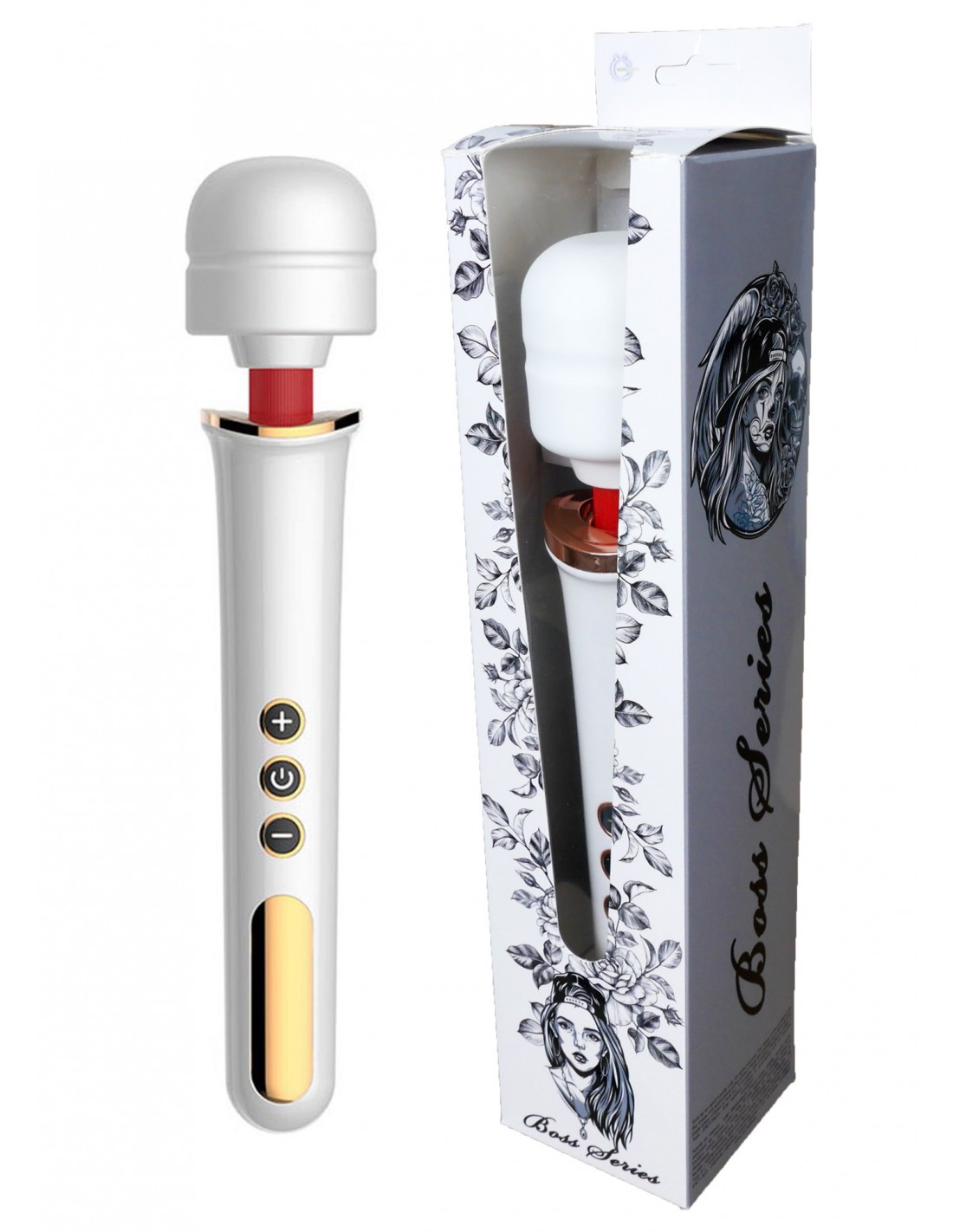 Вібратор-мікрофон білий Massager Super Powerful 10 Function