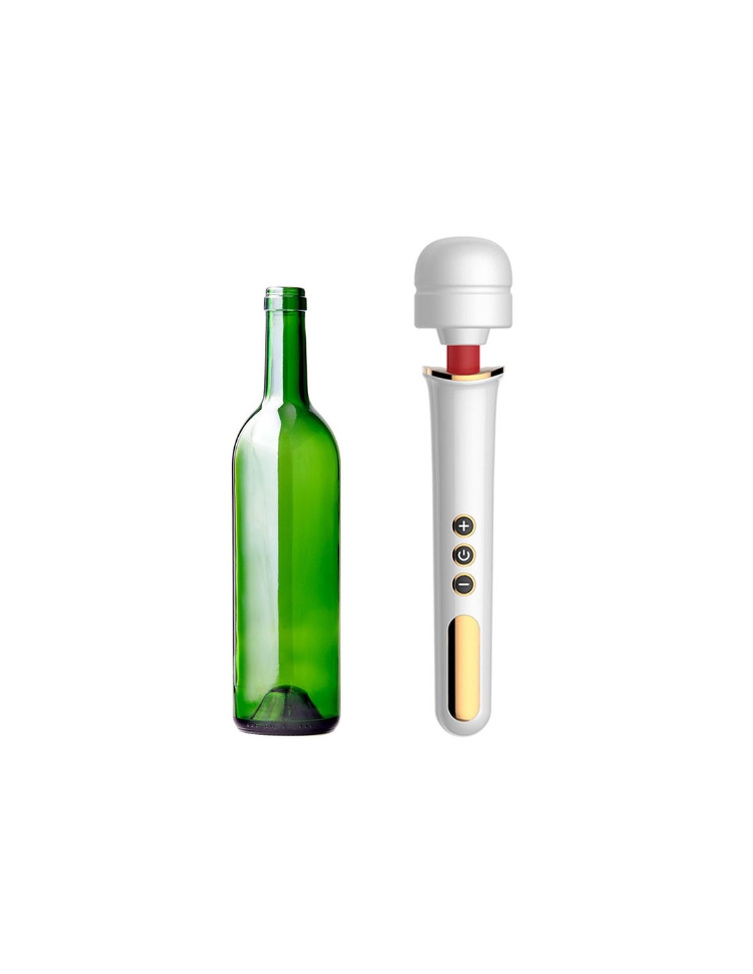 Вібратор-мікрофон білий Massager Super Powerful 10 Function