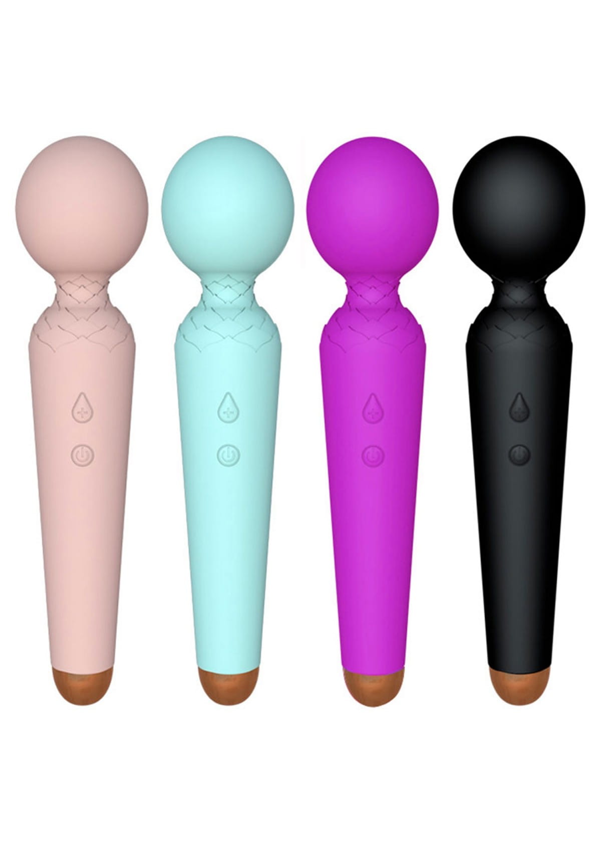 Вибромассажер микрофон Power Wand, фиолетовый