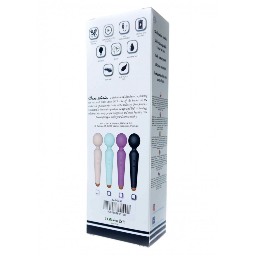 Вибратор Микрофон телесный Rechargeable Power Wand USB 10 Functions