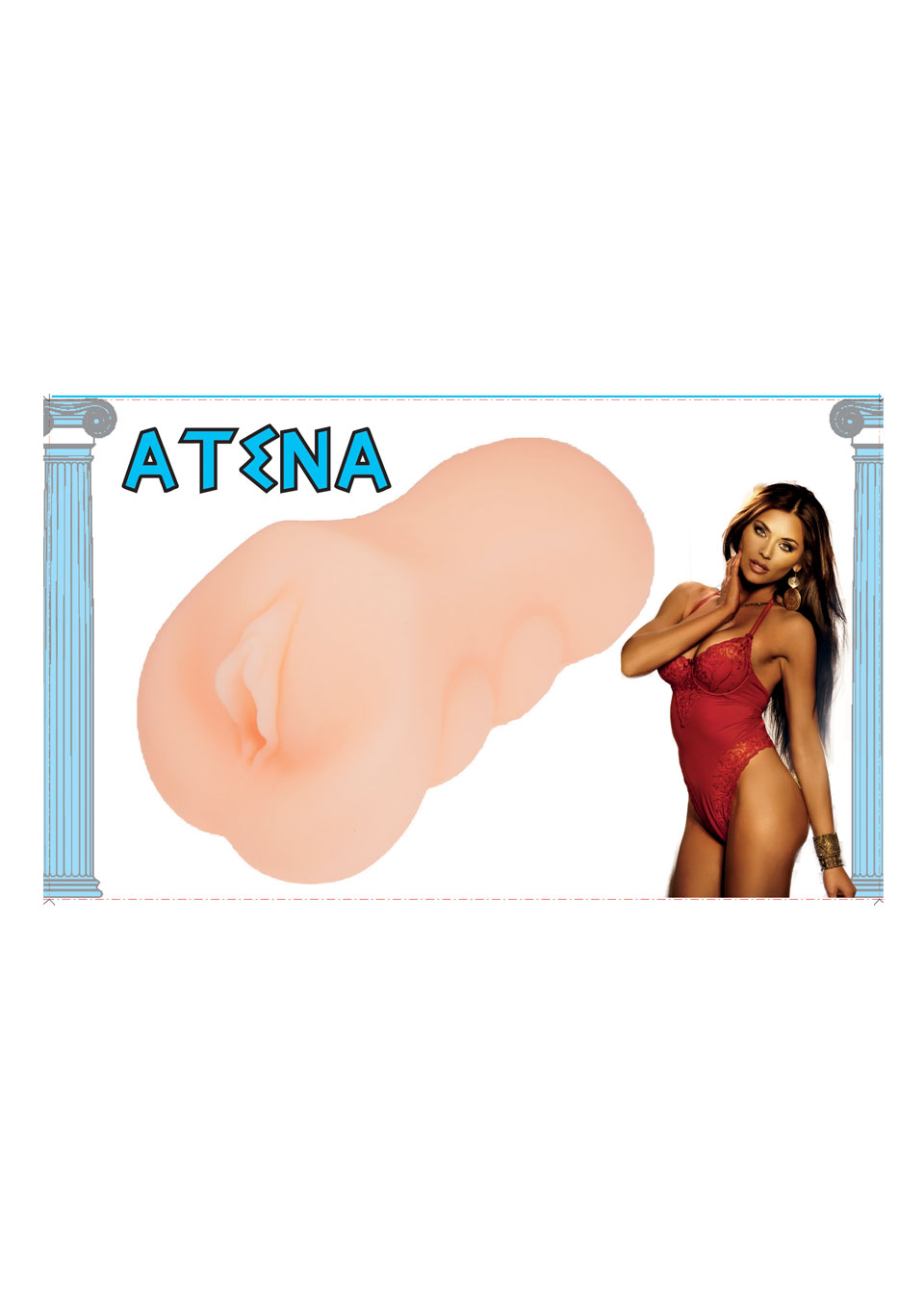 Мастурбатор реалістичний Vagina 540g-ATENA