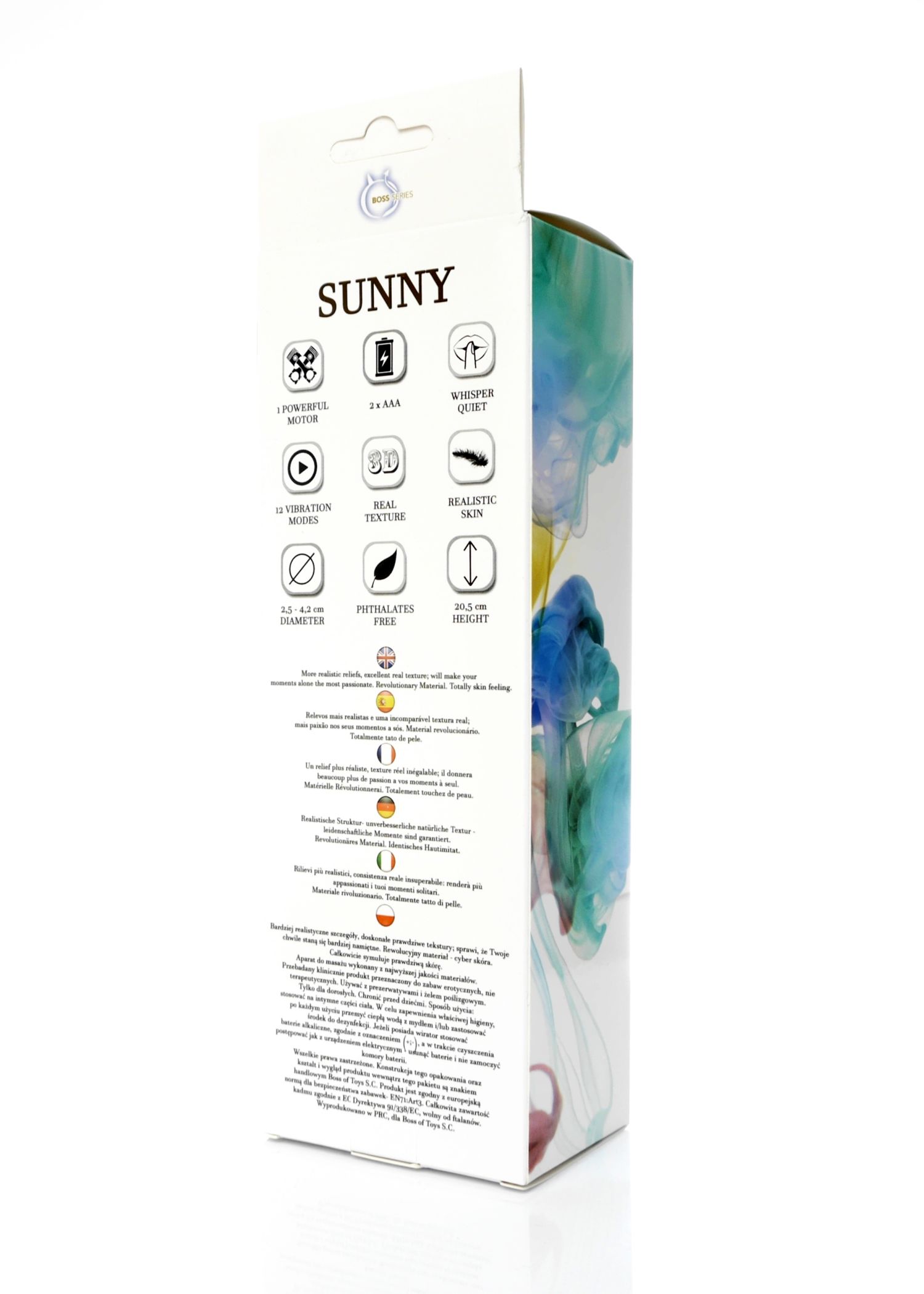 Вібратор реалістичний SUNNY, кібершкіра