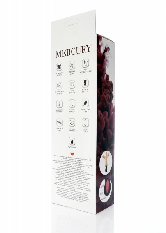 Вібратор-MERCURY-USB-12function, bending vibrator