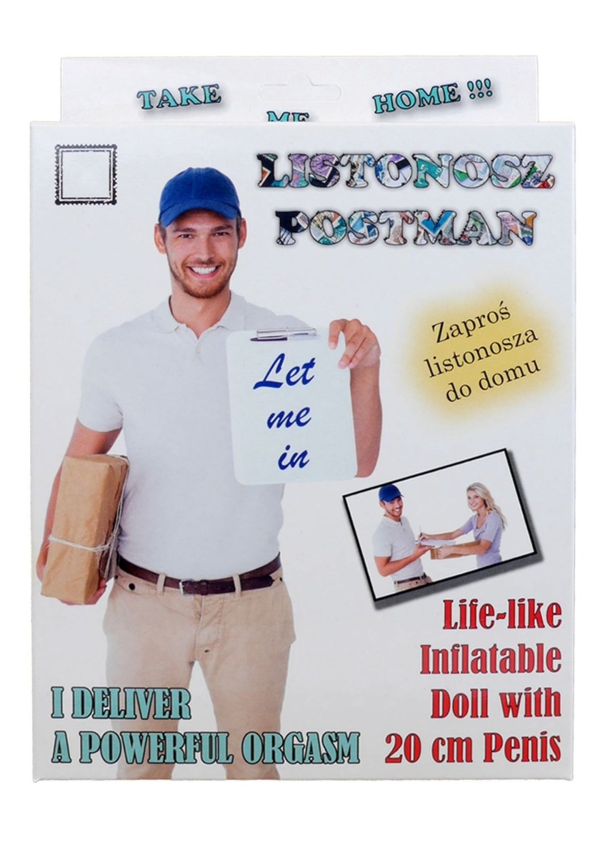 Надувна секс-лялька з пенісом Листонош Listonosz - Postman Male Doll, 160 см