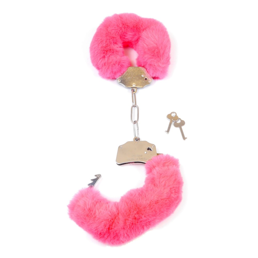 Наручники Fetish Boss Series- Furry Cuffs Рожеві