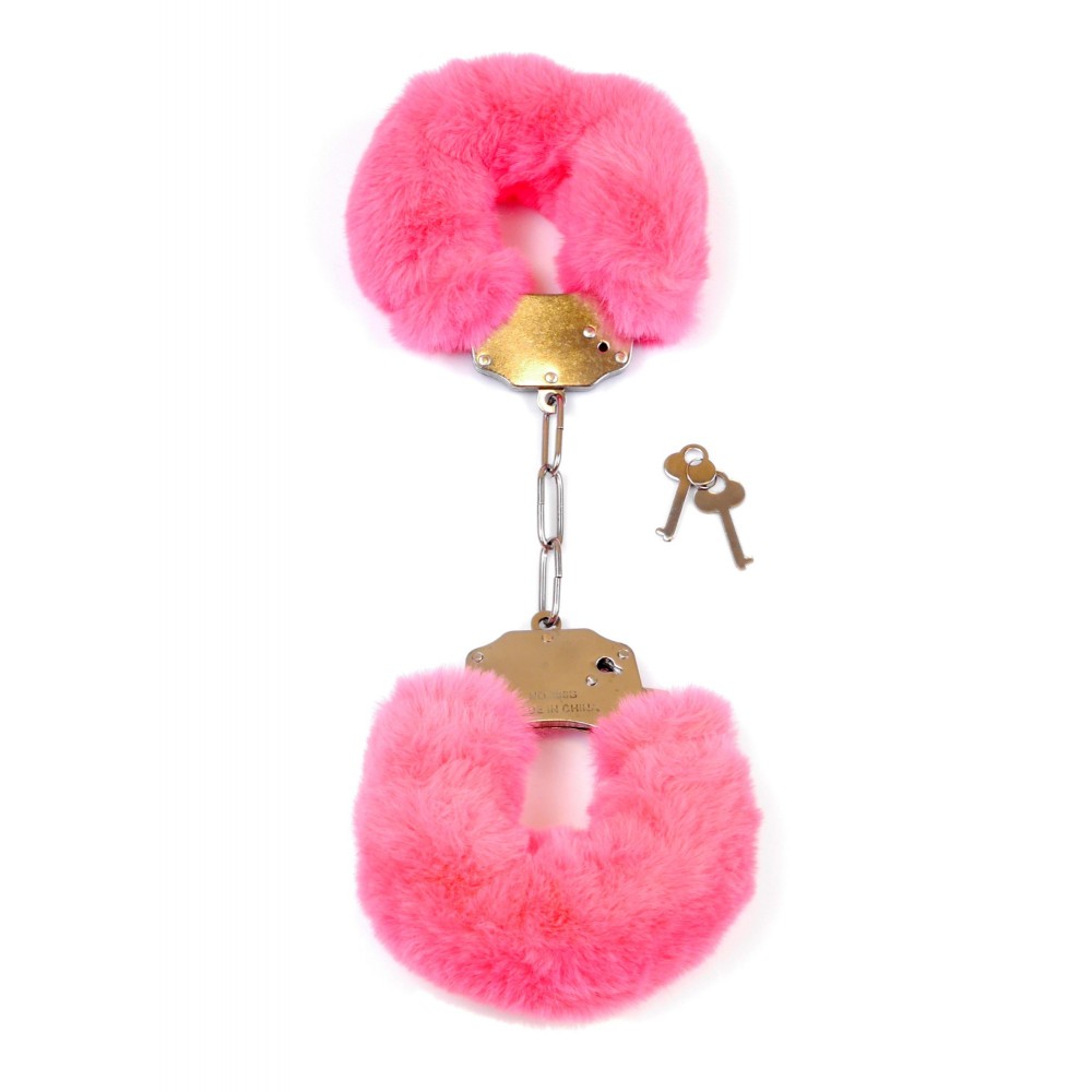 Наручники Fetish Boss Series- Furry Cuffs Рожеві