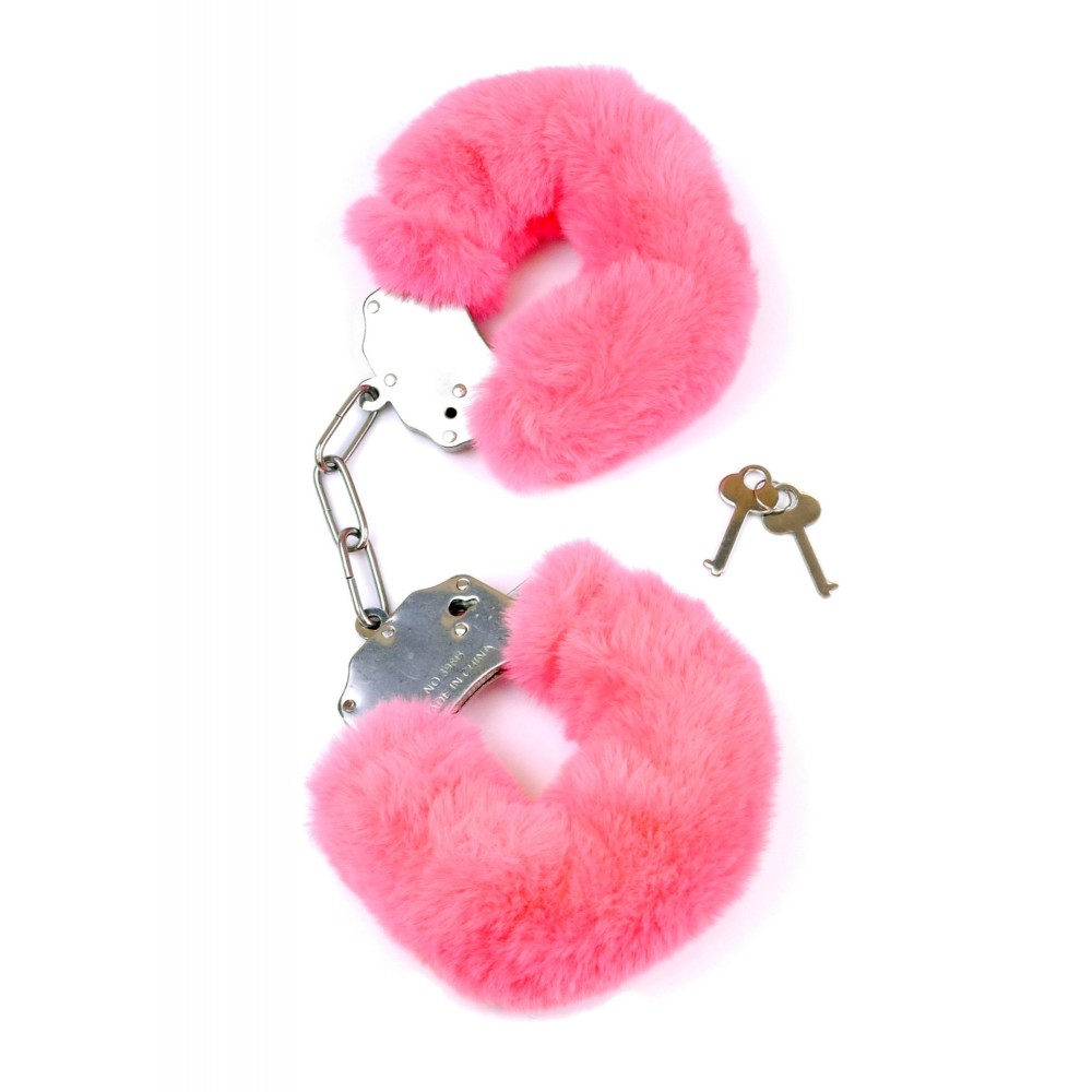 Наручники Fetish Boss Series- Furry Cuffs Рожеві
