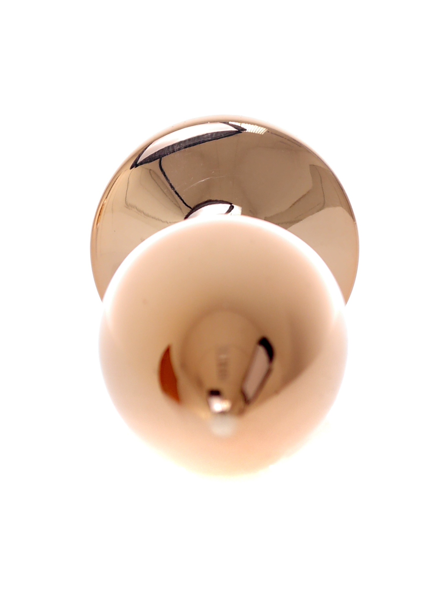 Анальная пробка с розовой розочкой Plug-Jewellery Red Gold PLUG ROSE- Pink