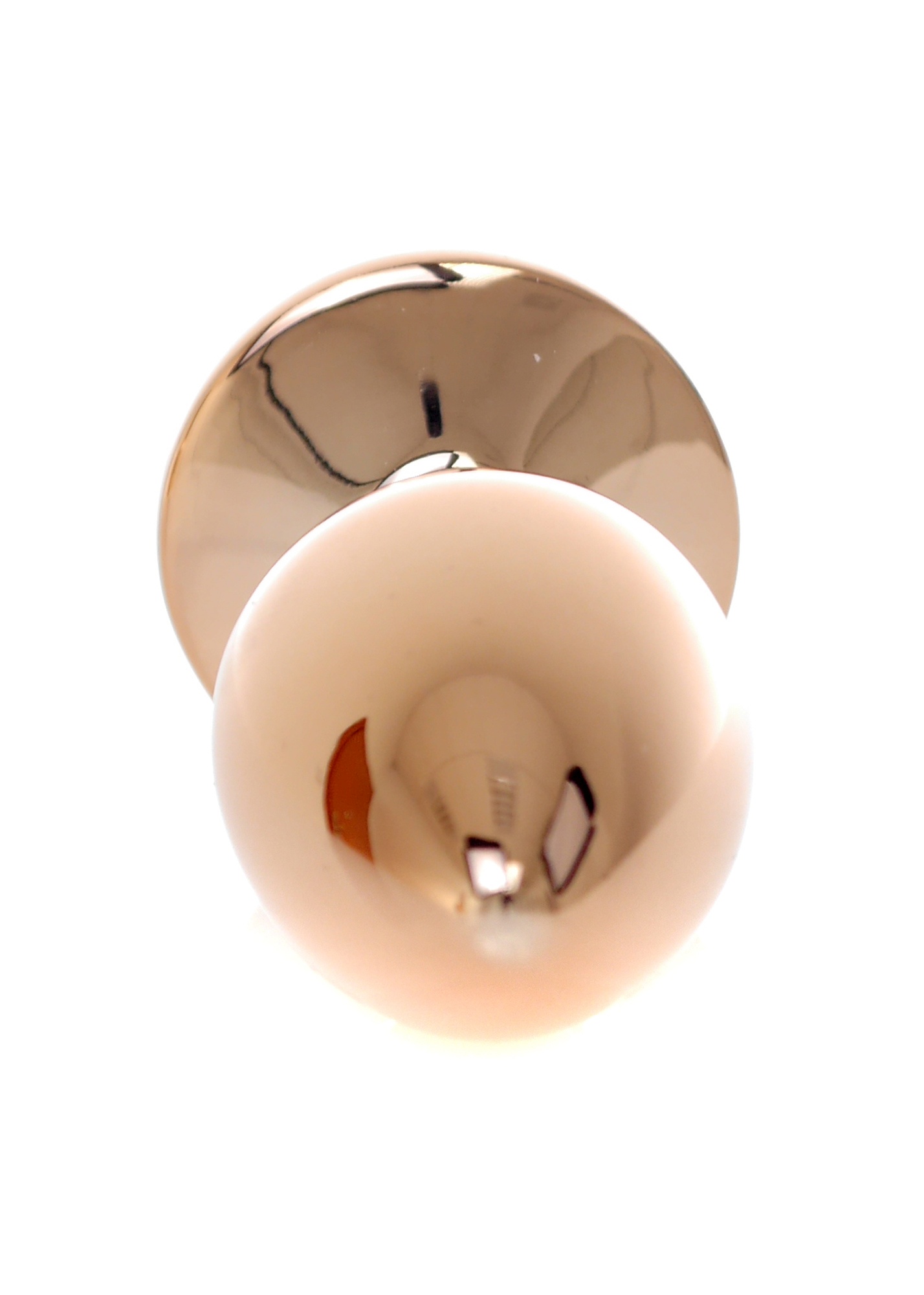 Анальна пробка з помаранчевою трояндочкою Plug-Jewellery Red Gold PLUG ROSE-Peach