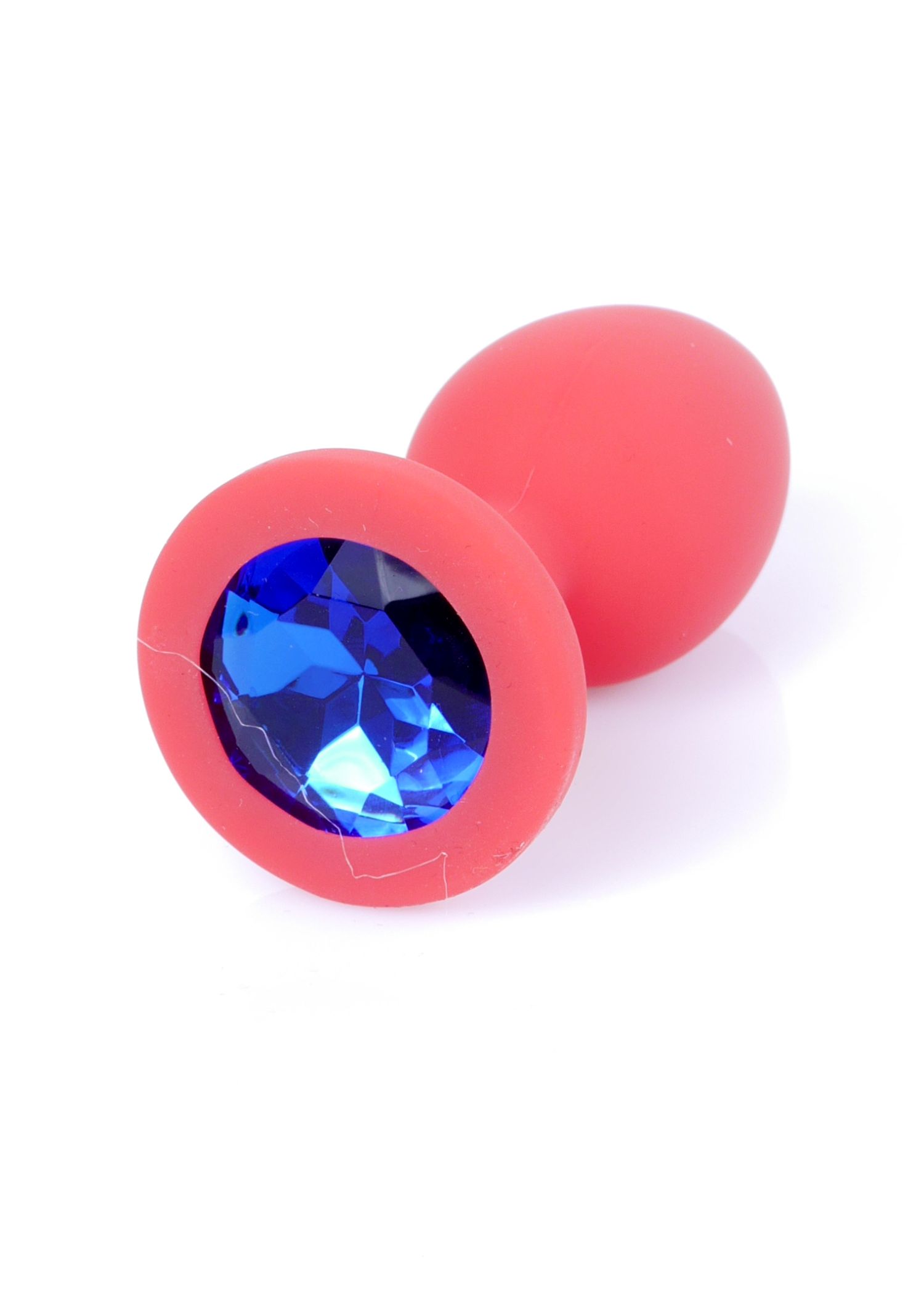 Анальний плаг з синім каменем Jewellery
