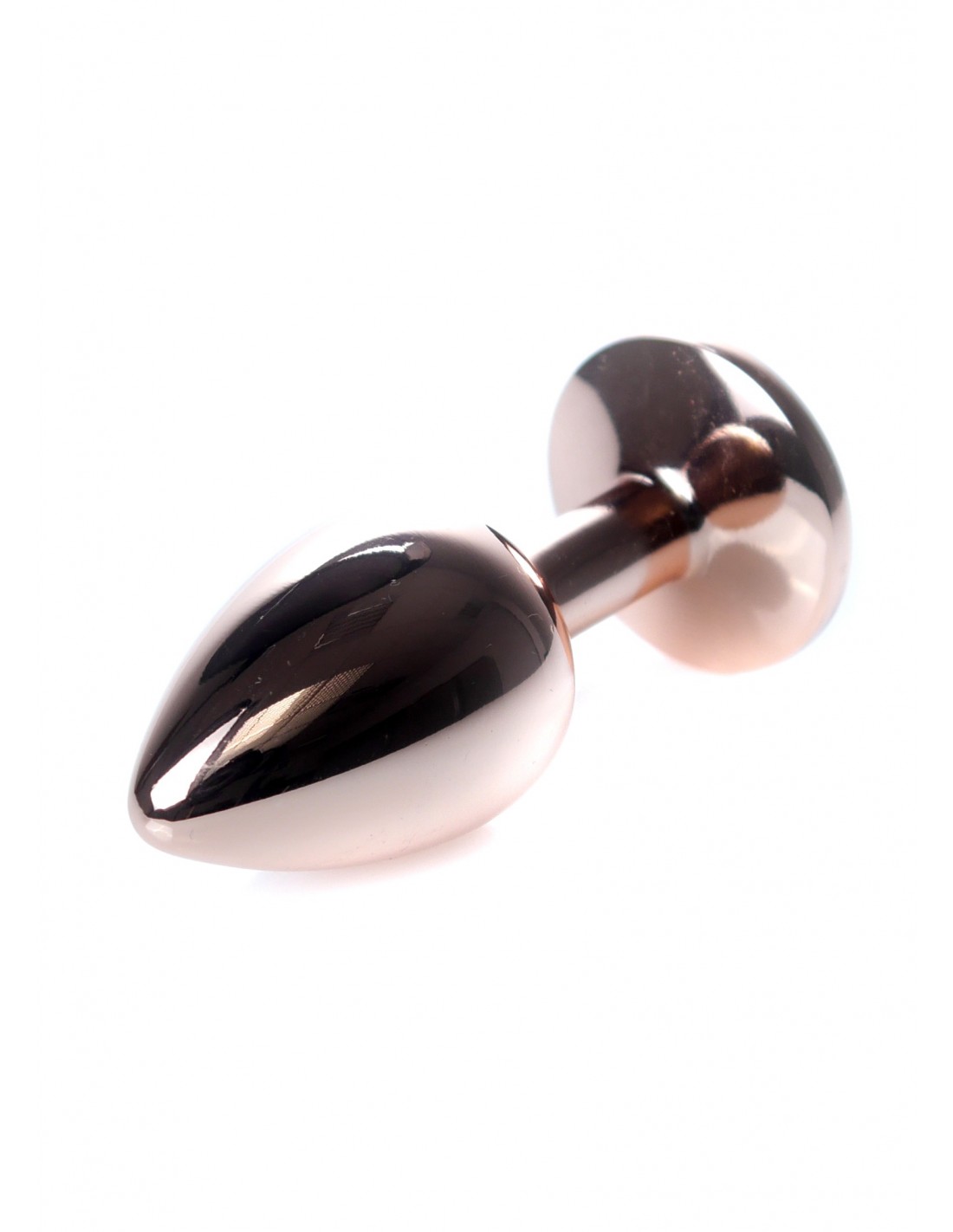 Анальний плаг S з рожевим каменем Boss of toys Jewellery