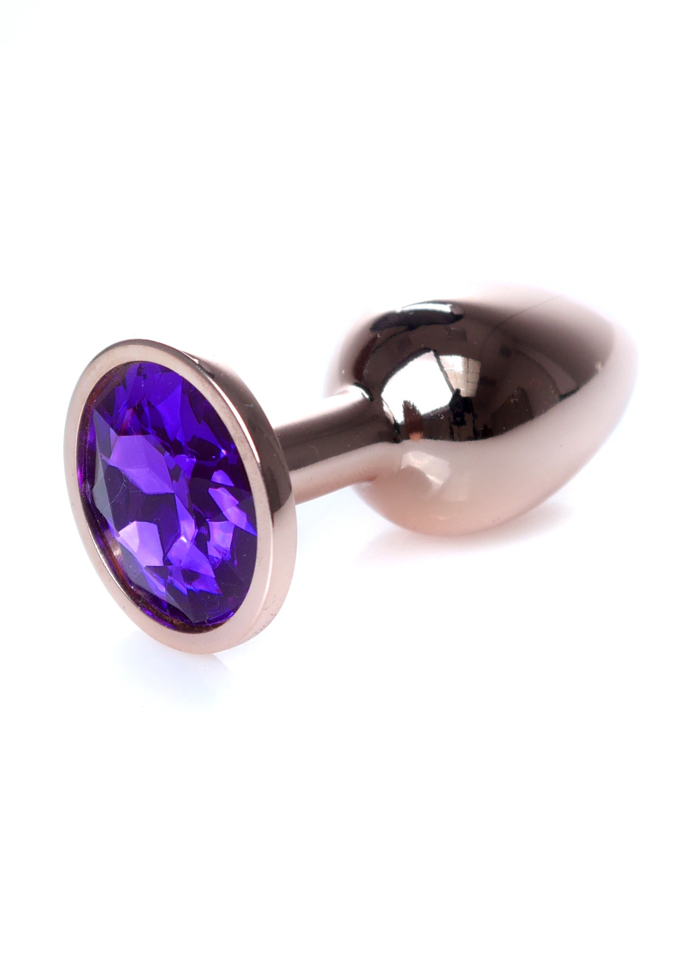 Анальна пробка S з фіолетовим каменем Jewellery