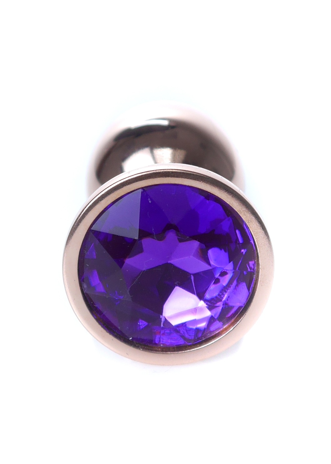 Анальна пробка S з фіолетовим каменем Jewellery