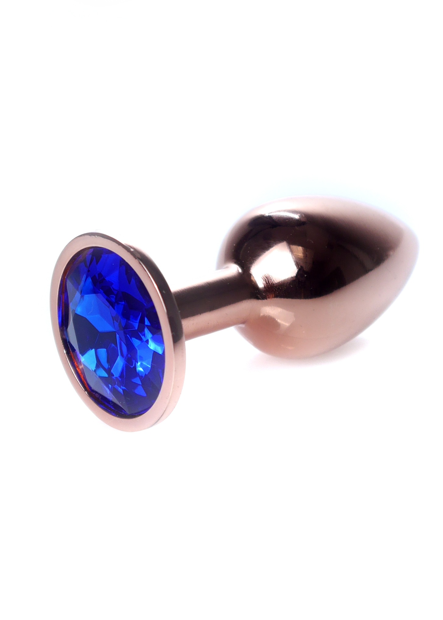 Анальна пробка Plug-Jewellery Red Gold PLUG-Dark Blue