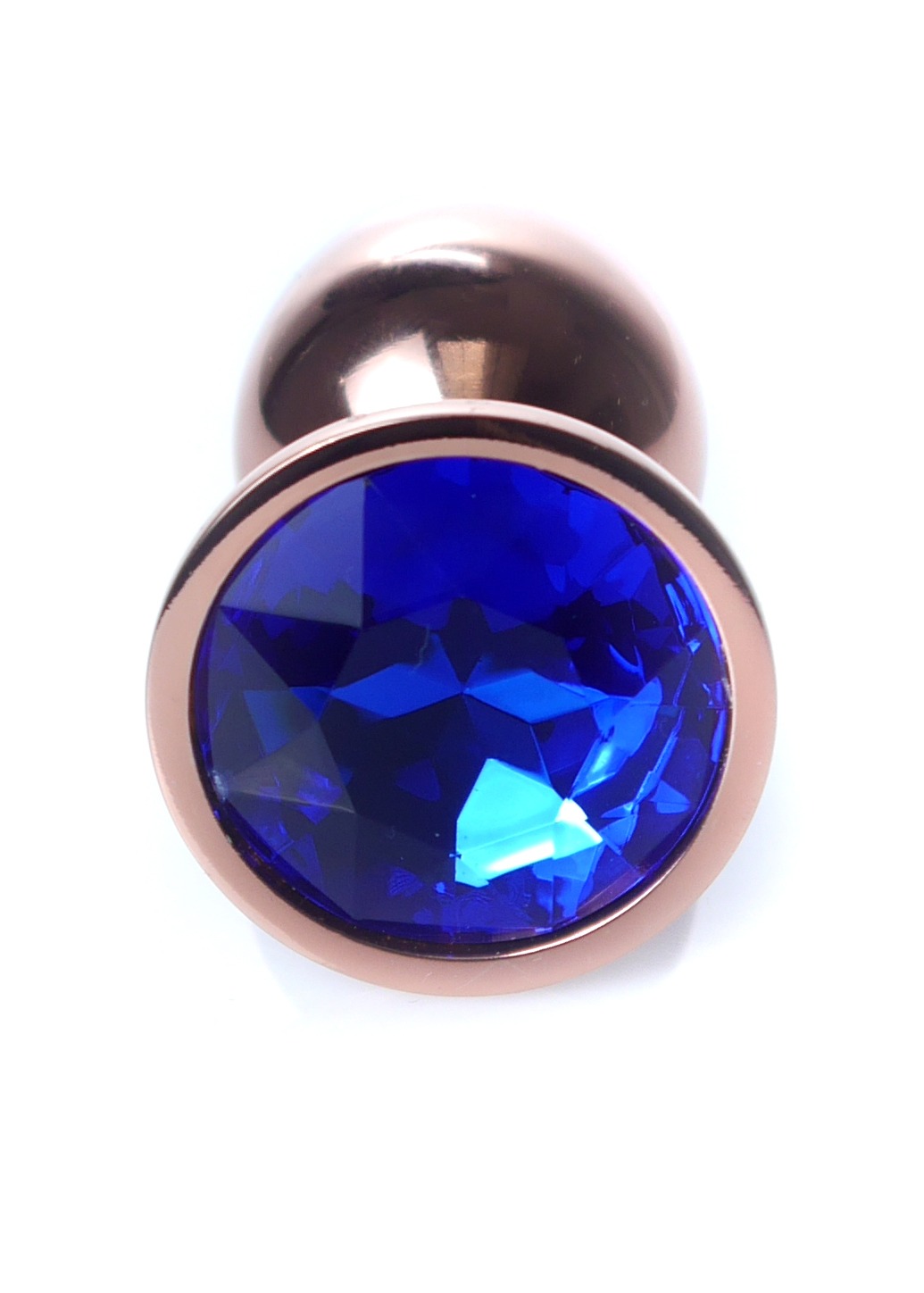 Анальна пробка Plug-Jewellery Red Gold PLUG-Dark Blue
