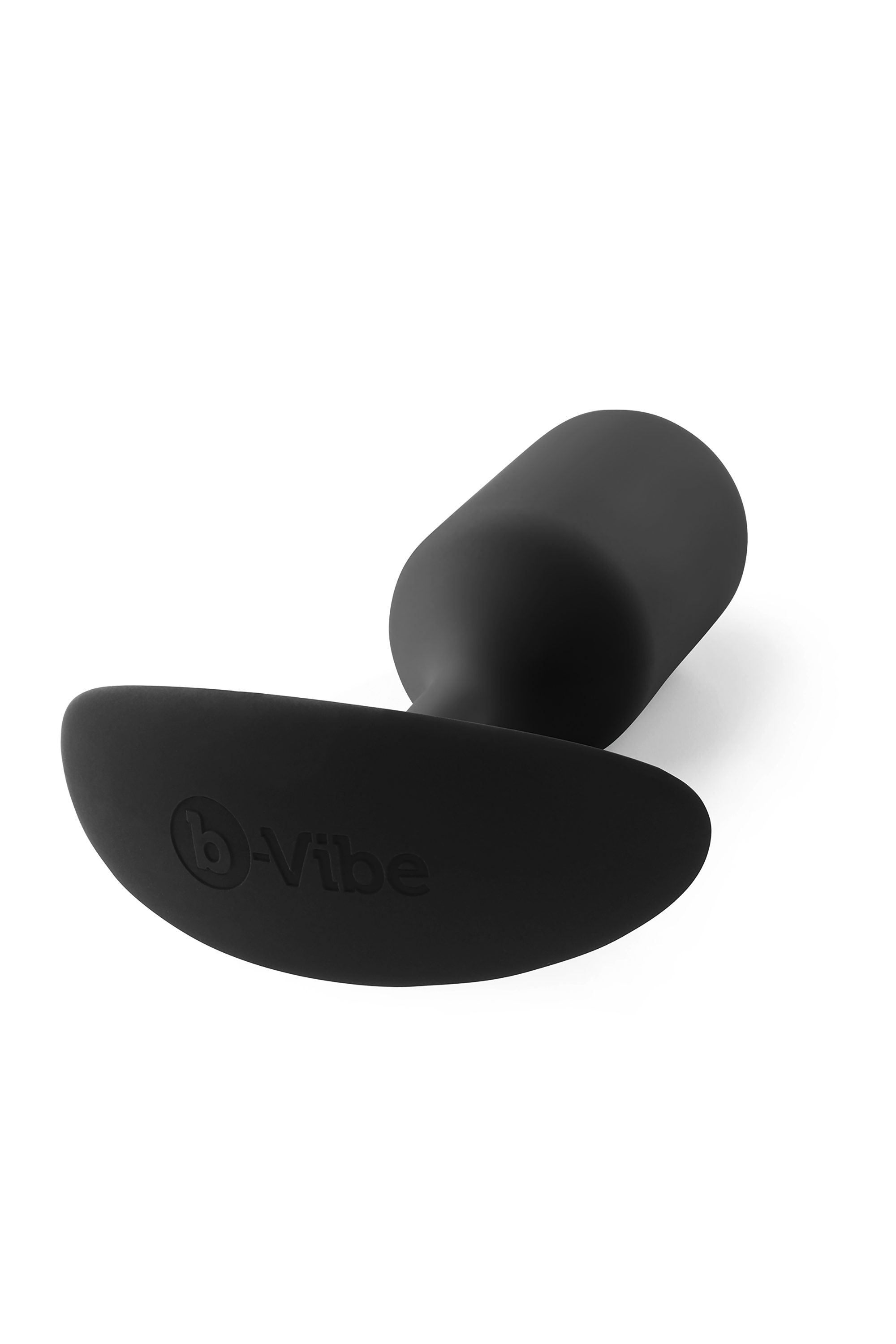 Анальна пробка із зміщеним центром ваги Snug Plug 3 B-Vibe, силіконова, чорна