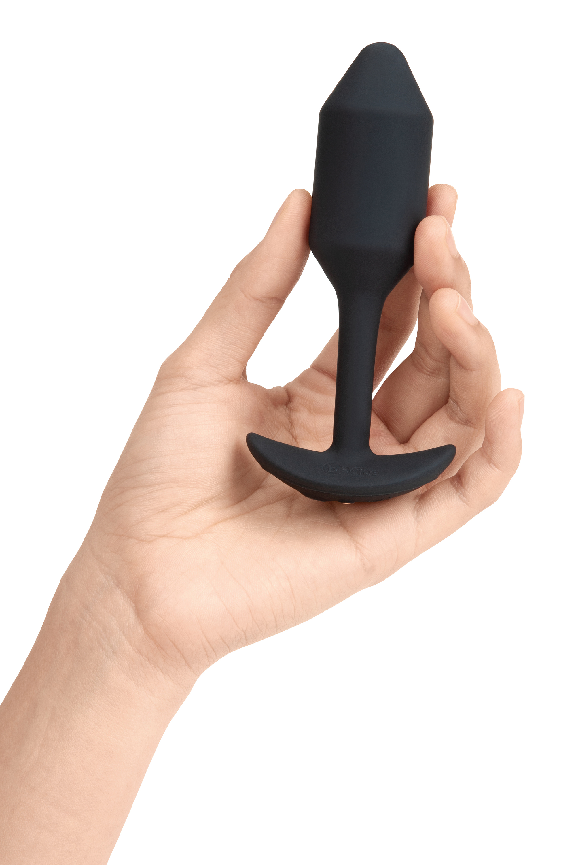 Анальна пробка з вібрацією Snug Plug 2 B-Vibe, силіконова, чорна