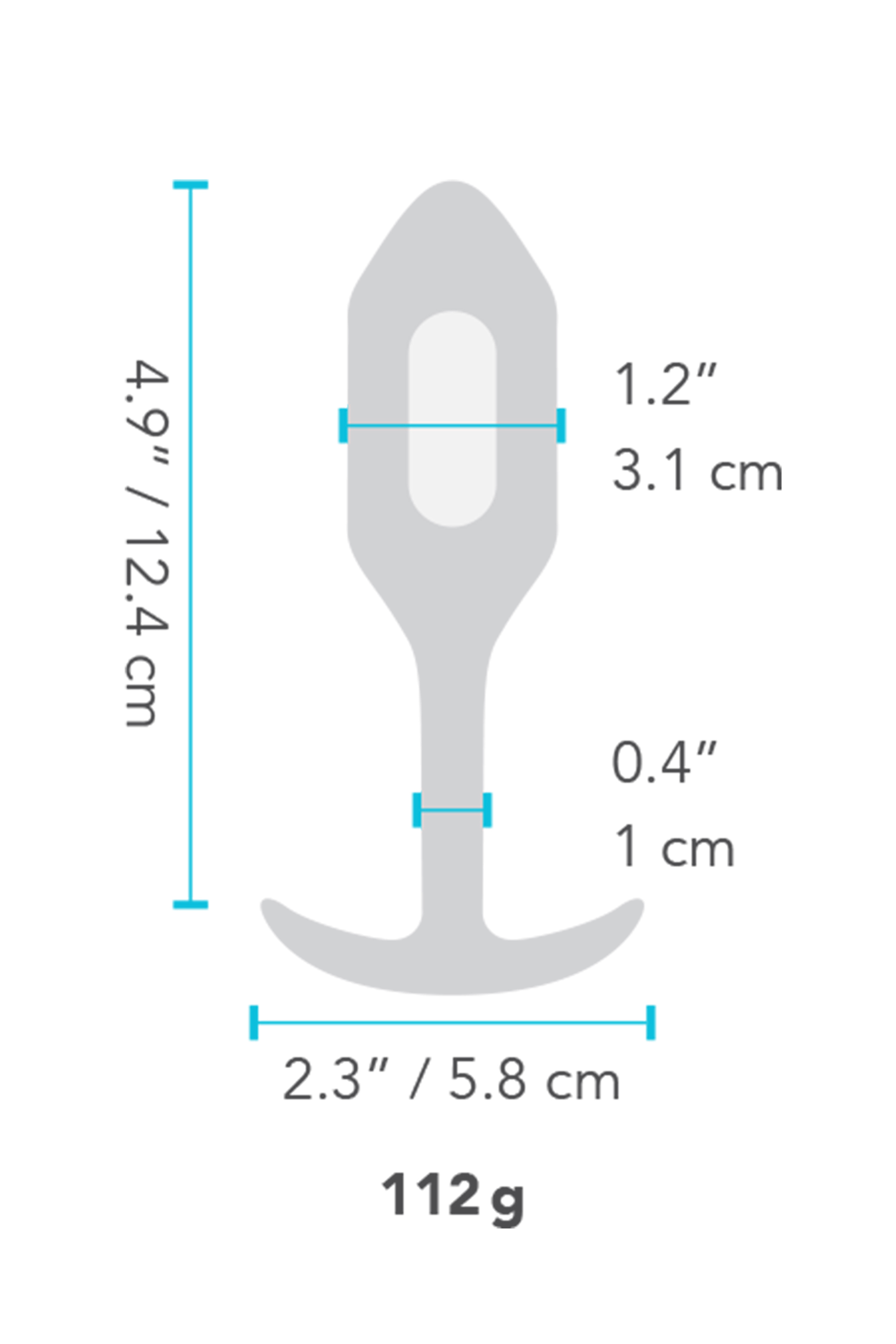 Анальна пробка з вібрацією Snug Plug 2 B-Vibe, силіконова, рожева
