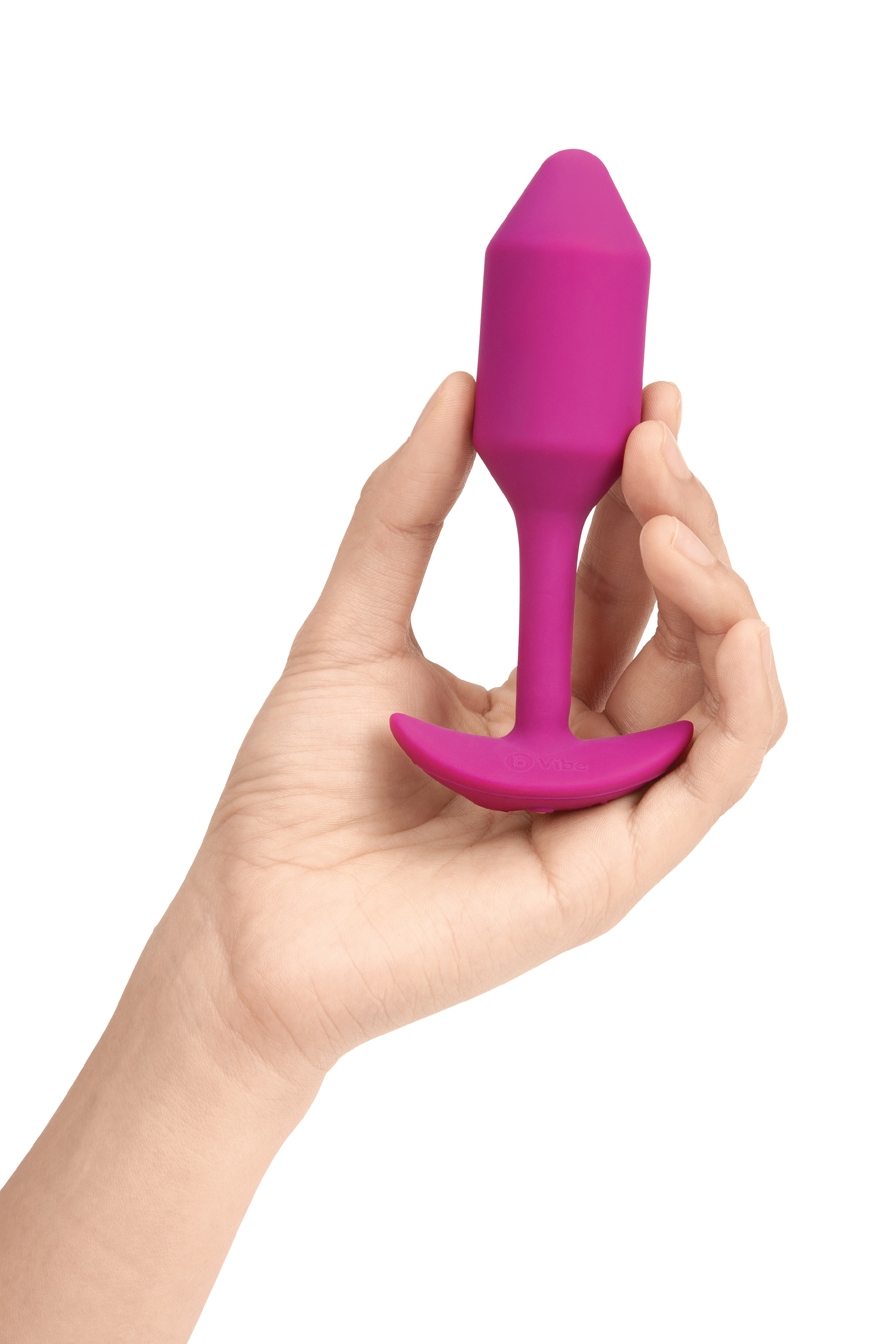 Анальна пробка з вібрацією Snug Plug 2 B-Vibe, силіконова, рожева