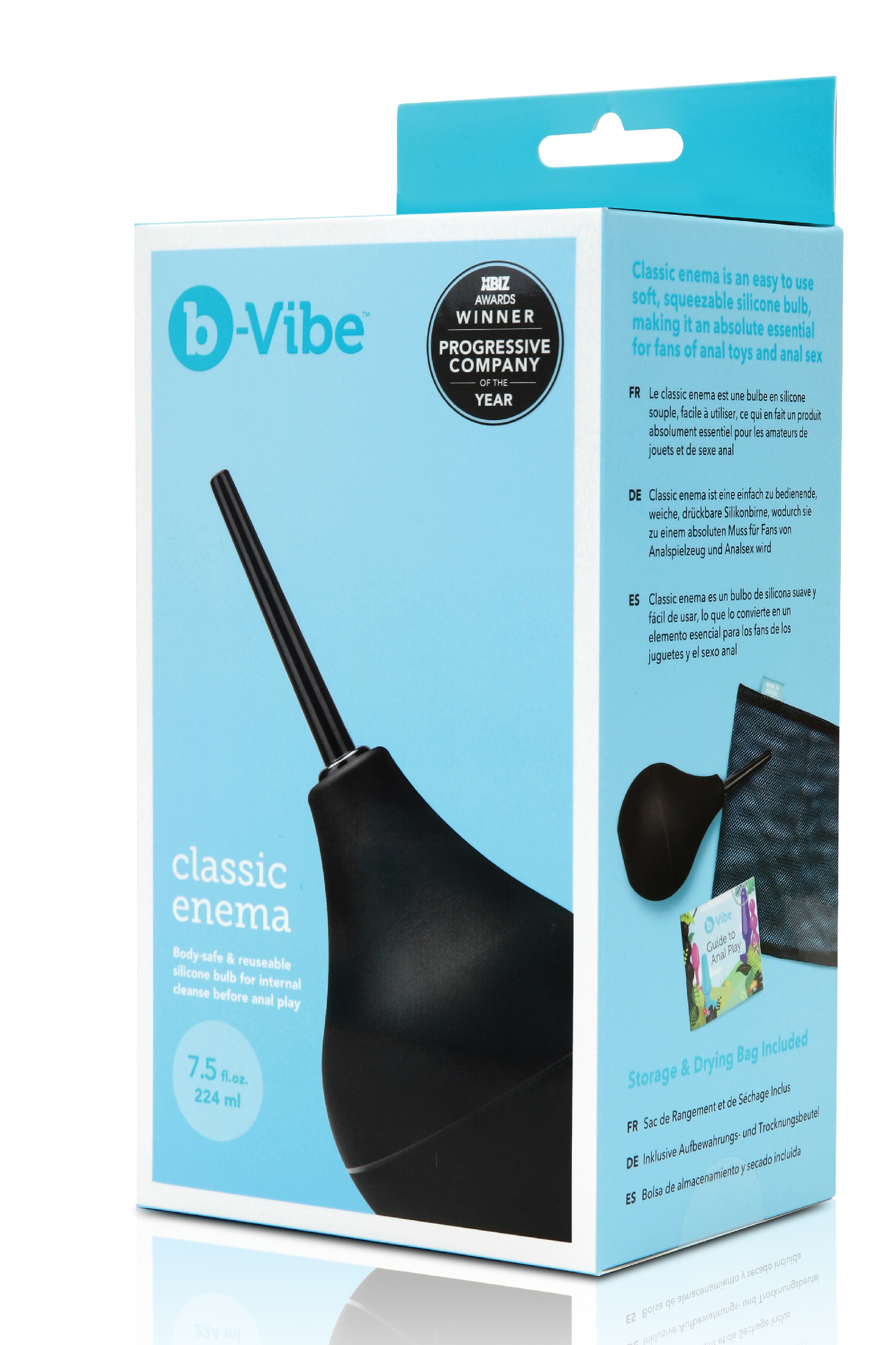 Анальний душ B-Vibe Classic Enema, чорний