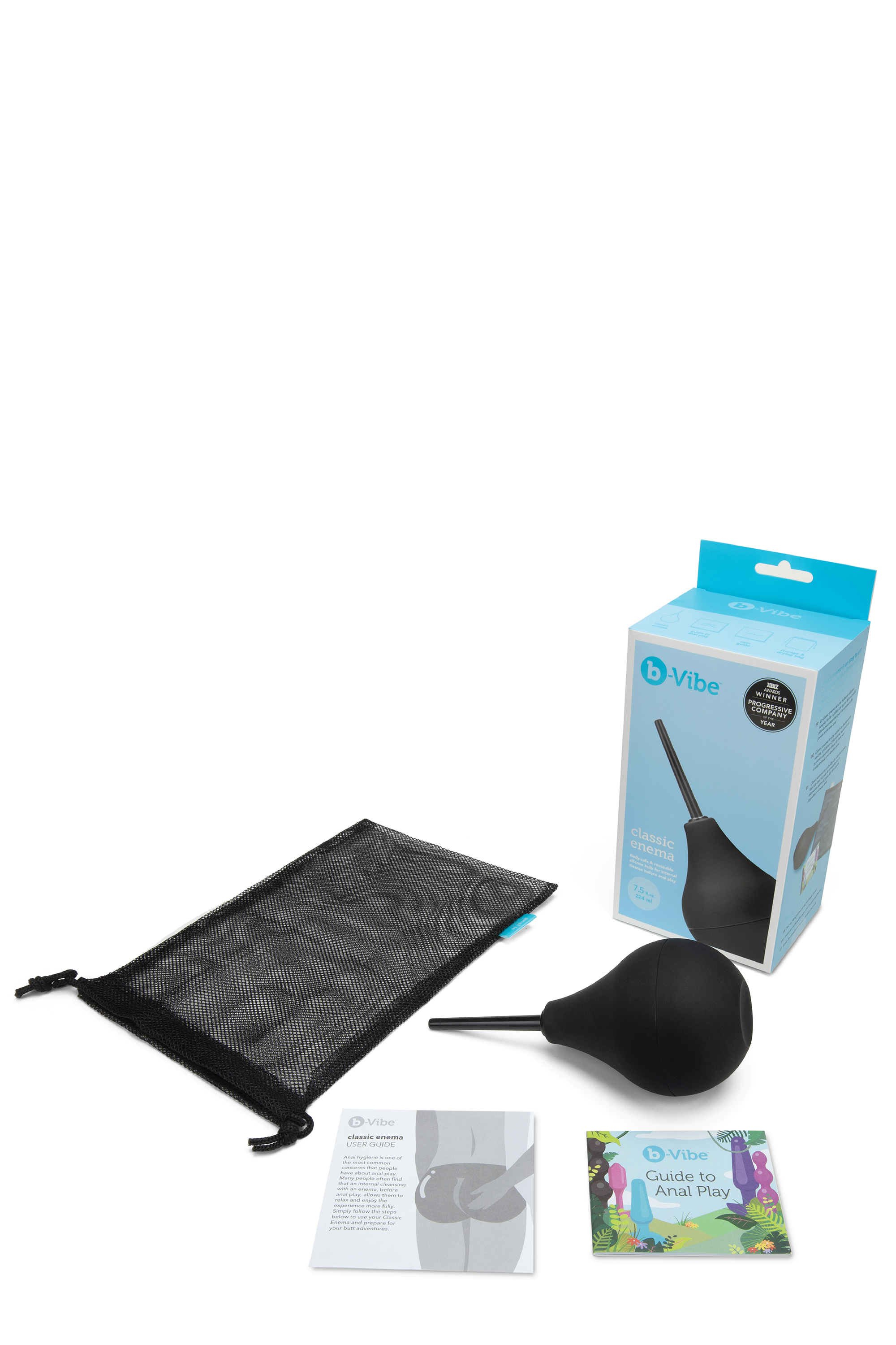 Анальний душ B-Vibe Classic Enema, чорний