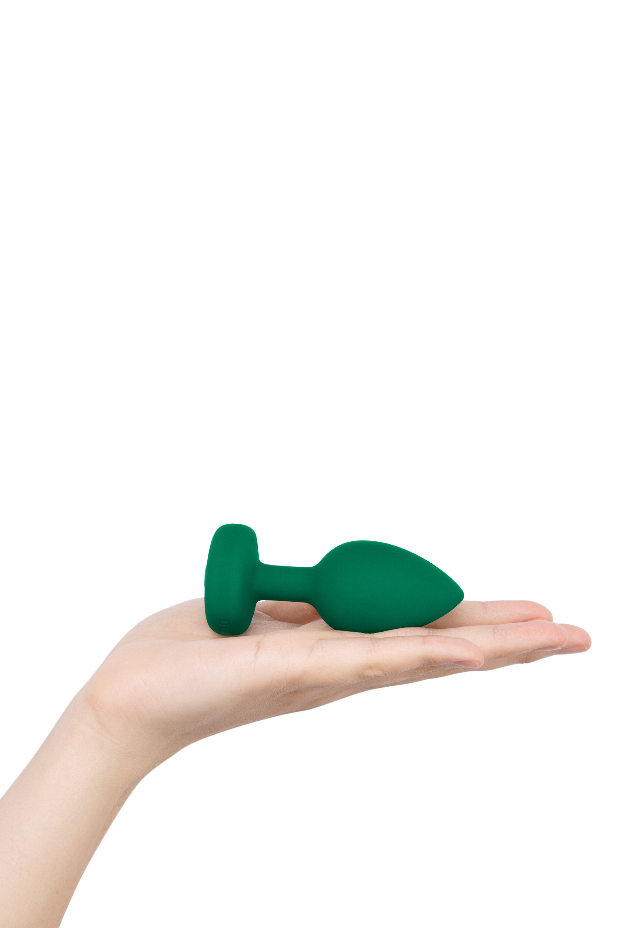 Анальна пробка з вібрацією та пультом B-Vibe - Vibrating Jewel Plug M/L Emerald