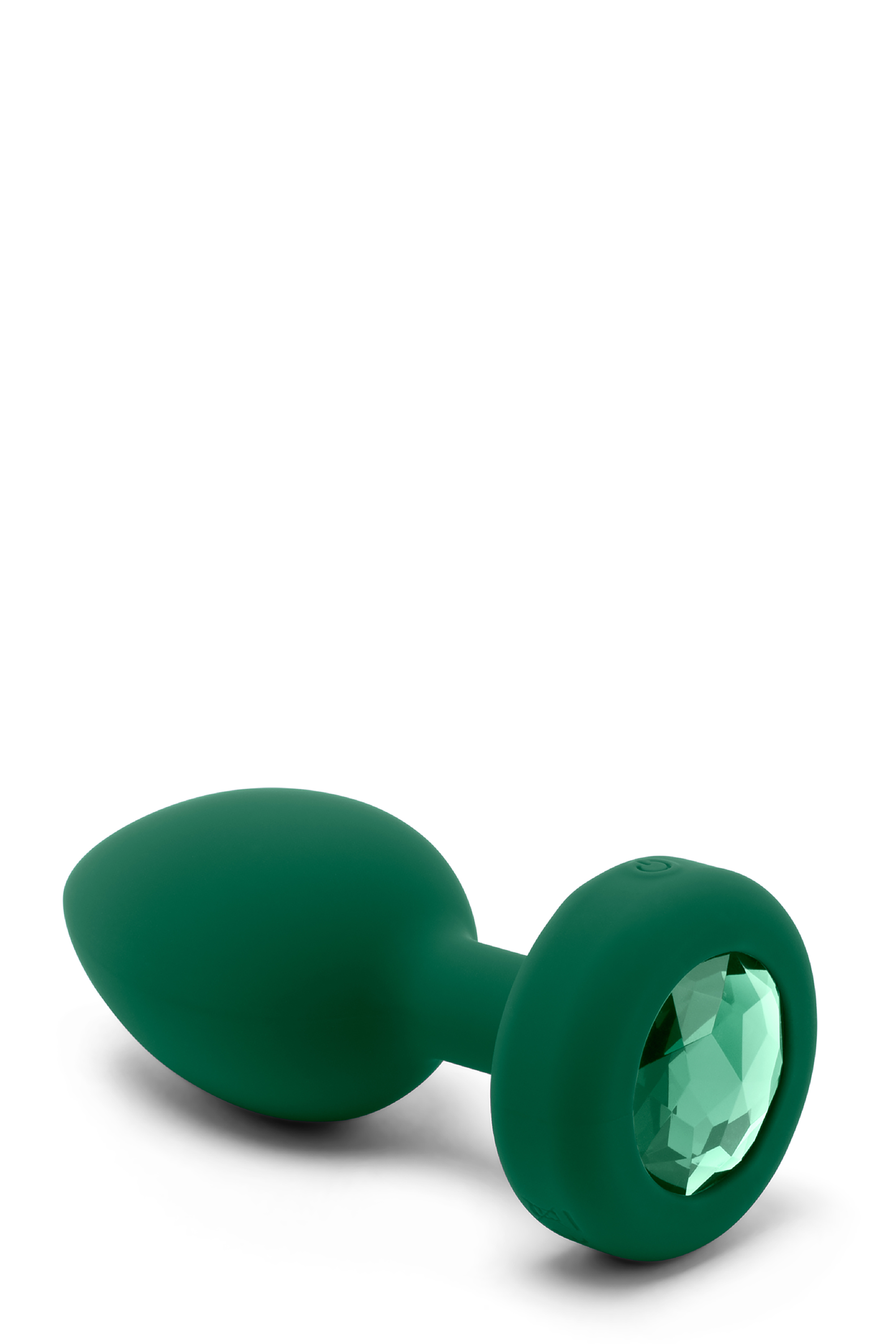 Анальна пробка з вібрацією та пультом B-Vibe - Vibrating Jewel Plug M/L Emerald