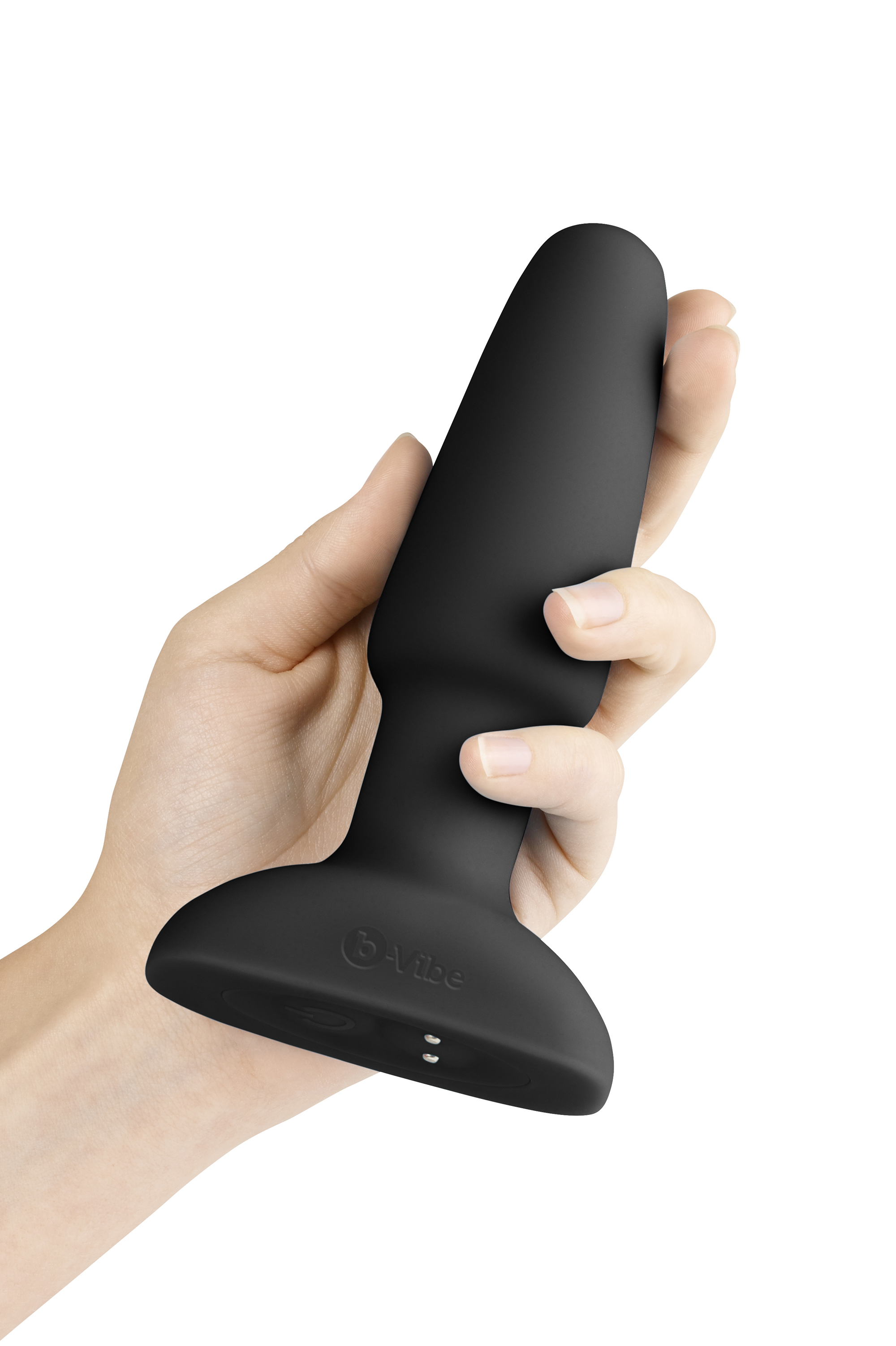 Анальна пробка з вібрацією та пультом керування B-VIBE RIMMING PLUG 2, чорна
