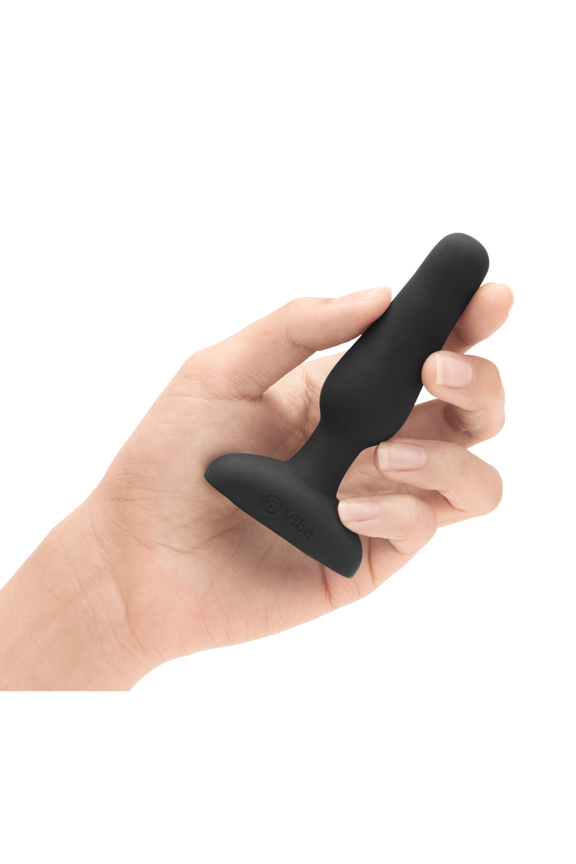 Анальна пробка з вібрацією та пультом B-Vibe Novice Plug, чорна