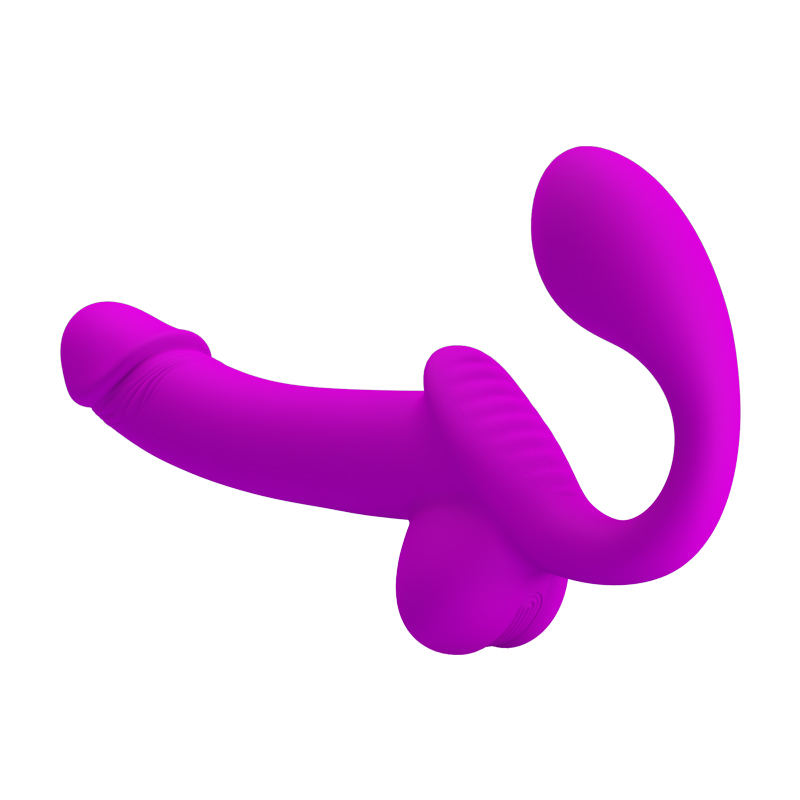 Безремневий страпон Pretty Love Kelpie з імітацією сім'явипорскування, 25 х 3.9 см