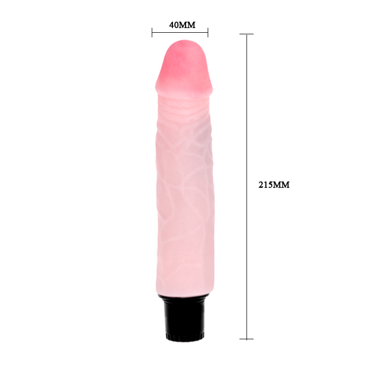 Вибратор реалистичный BAILE The Realistic Cock из киберкожи, 21.5 × 4 см