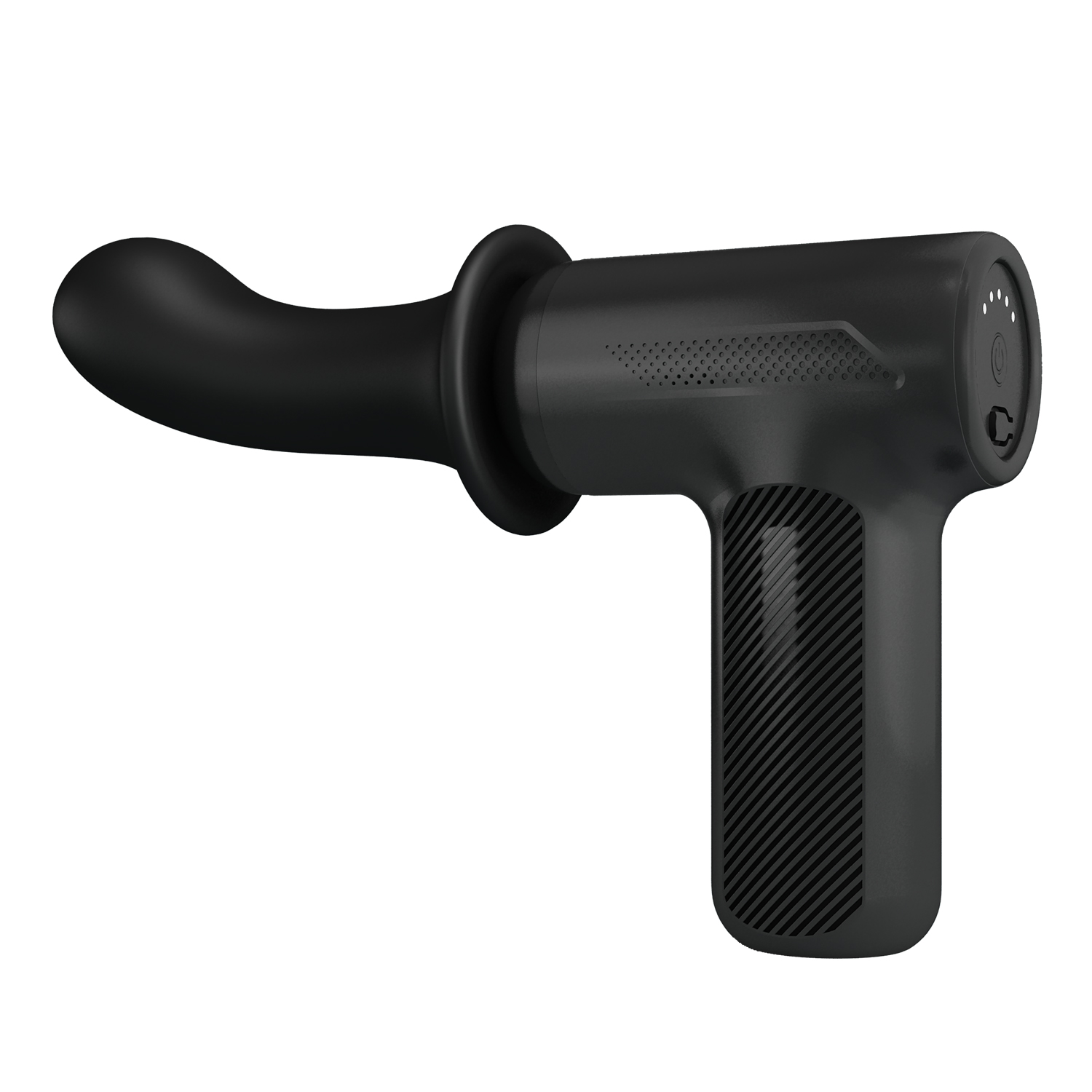 Вібромасажер пістолет Dj Doctor Massage Gun чорний, 12.1 х 3.8