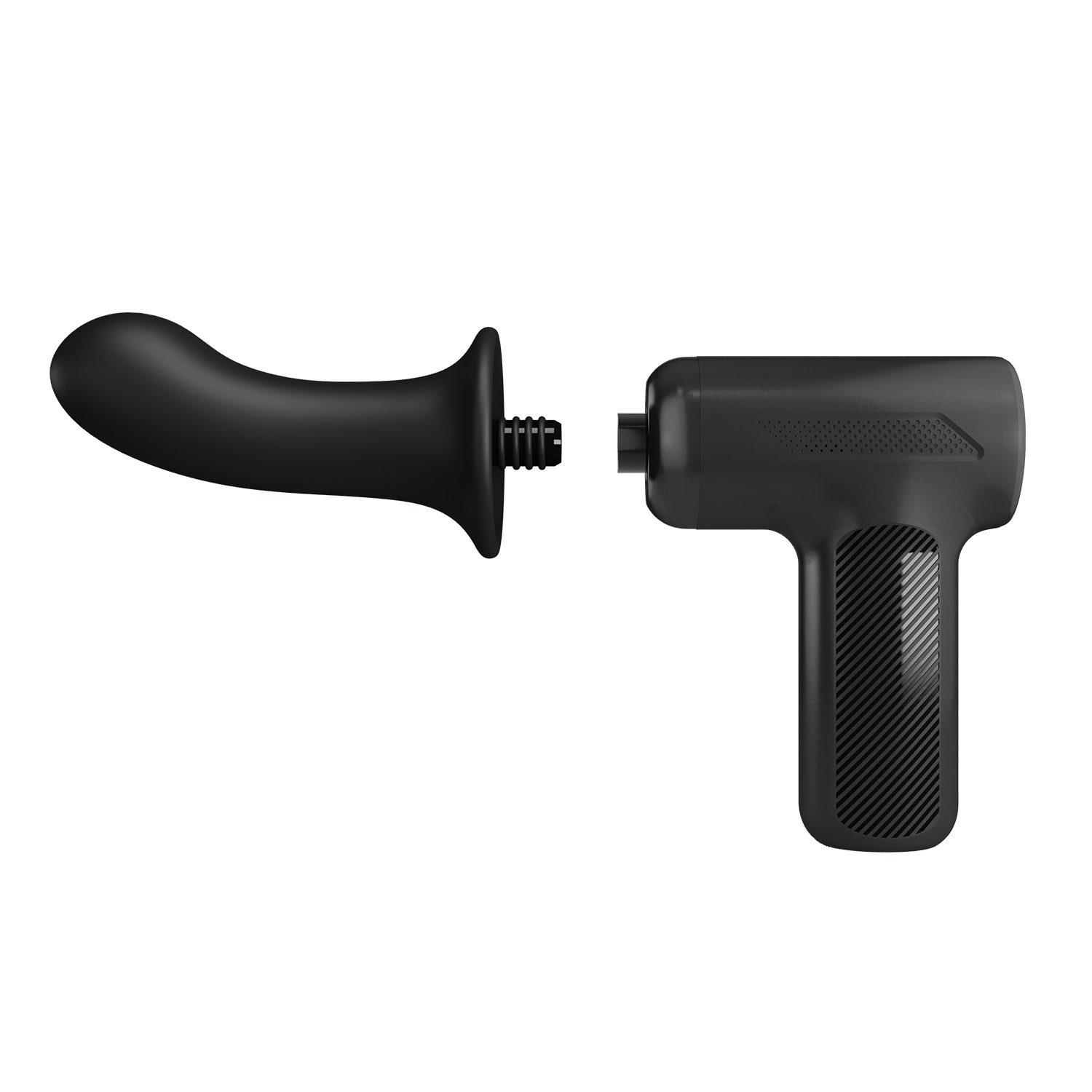 Вібромасажер пістолет Dj Doctor Massage Gun чорний, 12.1 х 3.8