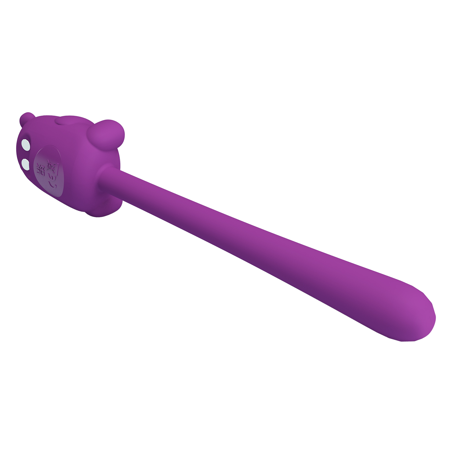 Точечный вибратор для клитора Pretty Love Cute Bear Flirting Stick гнущийся, 13.3 х 1.2 х 2.4 см