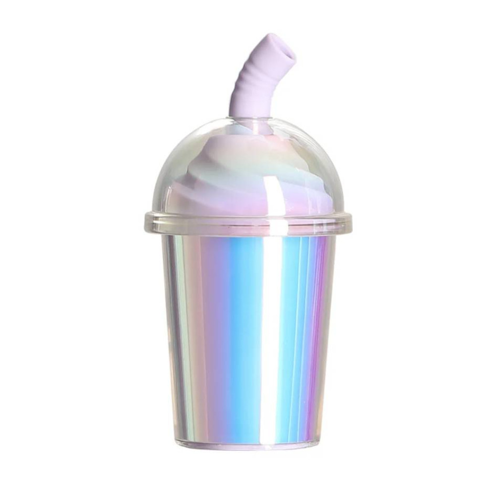 Вакуумний стимулятор у формі стаканчика з трубочкою BeYourLover Joy Cup голубий, 9.1 см х 4.6 см