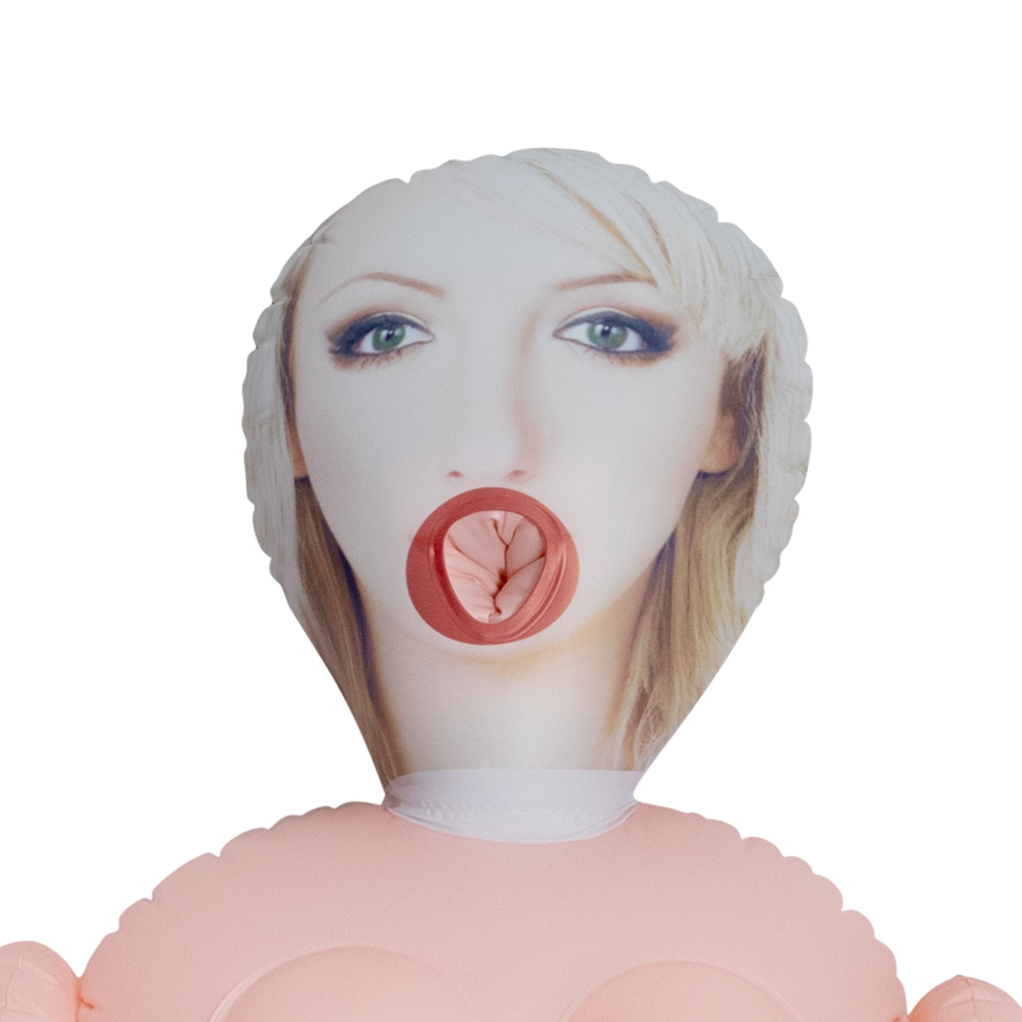 Секс-лялька з 3 отворами Crushious CRISTINA The Inflatable Nurse, бежева, 155 см