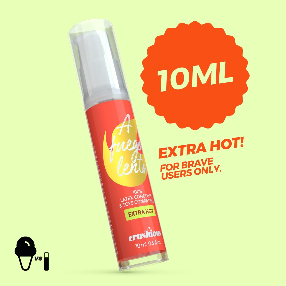 Зігріваючий лубрикант Crushious Extra Hot, 10 мл