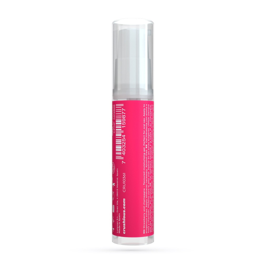 Оральний лубрикант Crushious Strawberry Champagne, 10 мл